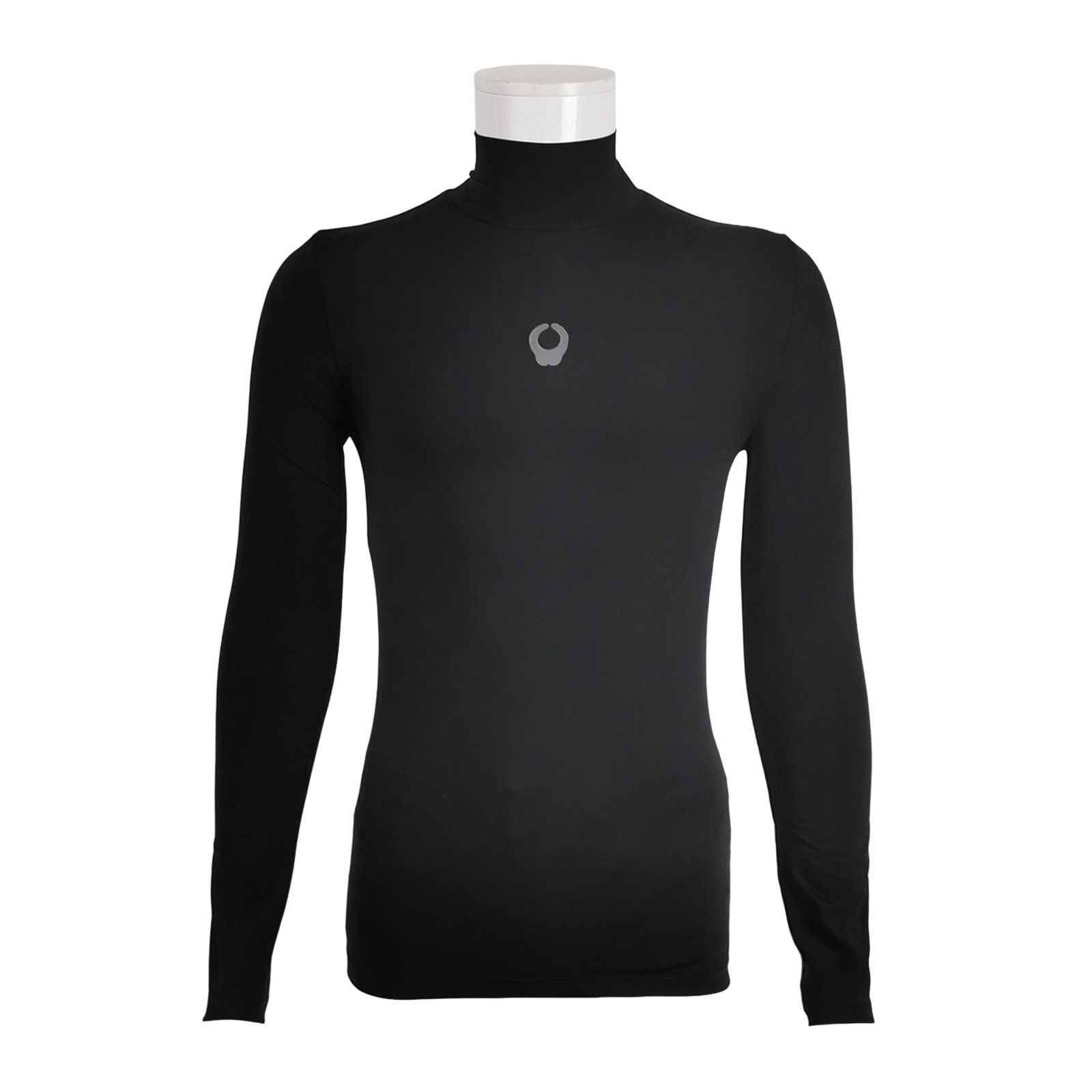 Acne Studios Acne Studios Black Mock Neck Long Sleeve T-Shirt XS Size US XS / EU 42 / 0 - 1 Thumbnail