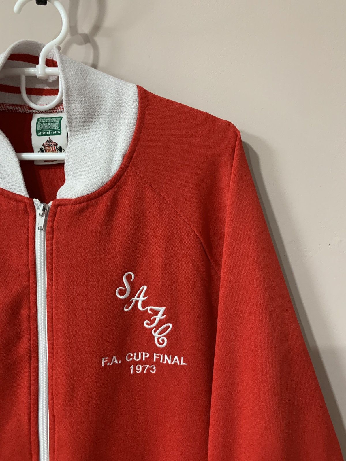 Vintage Sunderland 1973 Cup Final Retro Jacket Soccer Score Draw XL Size US XL / EU 56 / 4 - 3 Thumbnail
