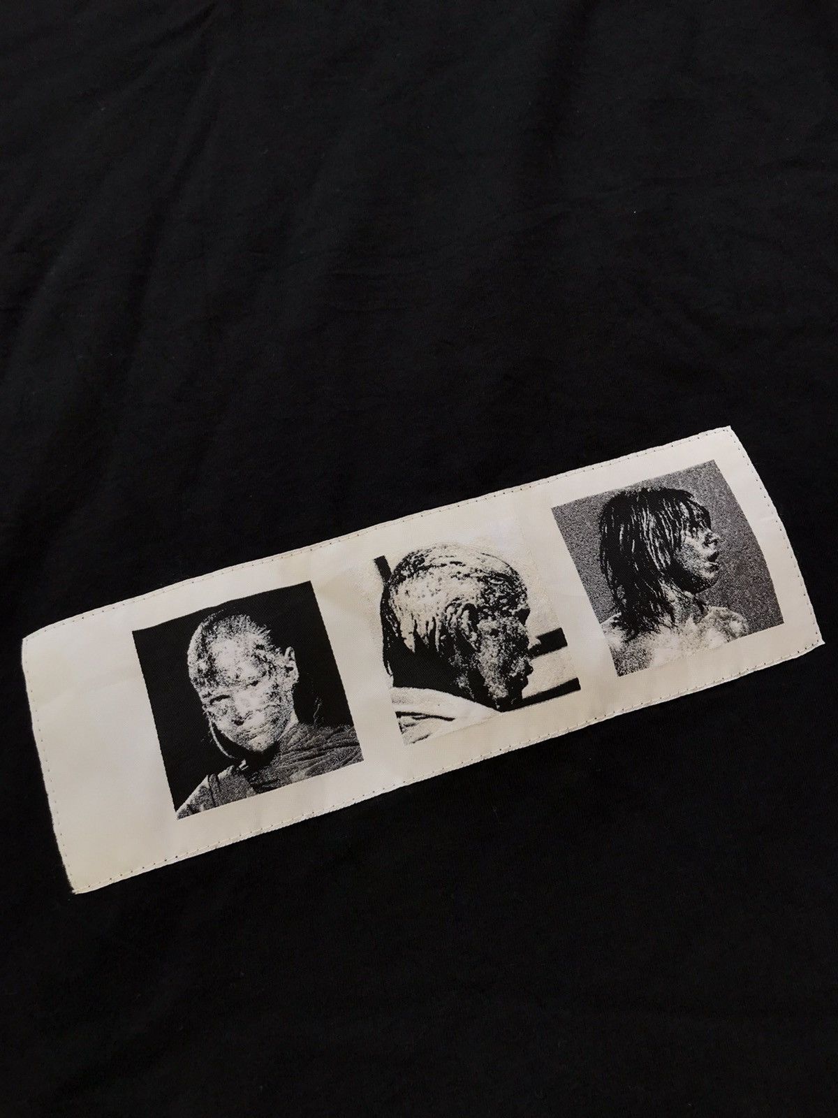 Rick Owens Drkshdw RICK OWENS DRKSHDW PATCH LEVEL TEE Size S / US 4 / IT 40 - 4 Thumbnail