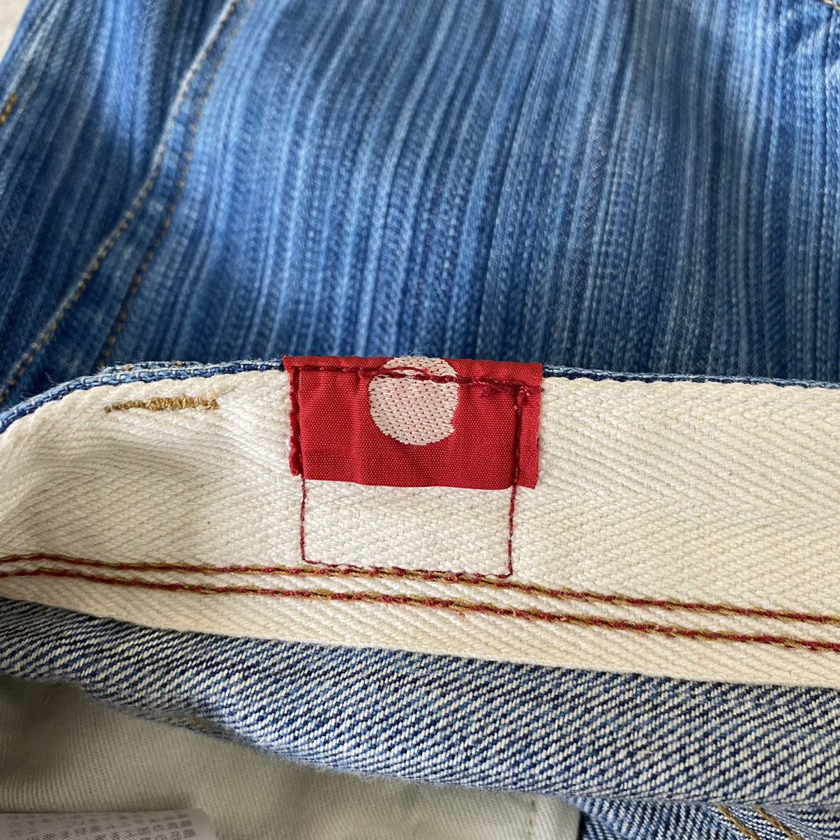Japanese Brand Blue Way Japan Twill Striped Flared Denim Jeans Size US 28 / EU 44 - 23 Thumbnail