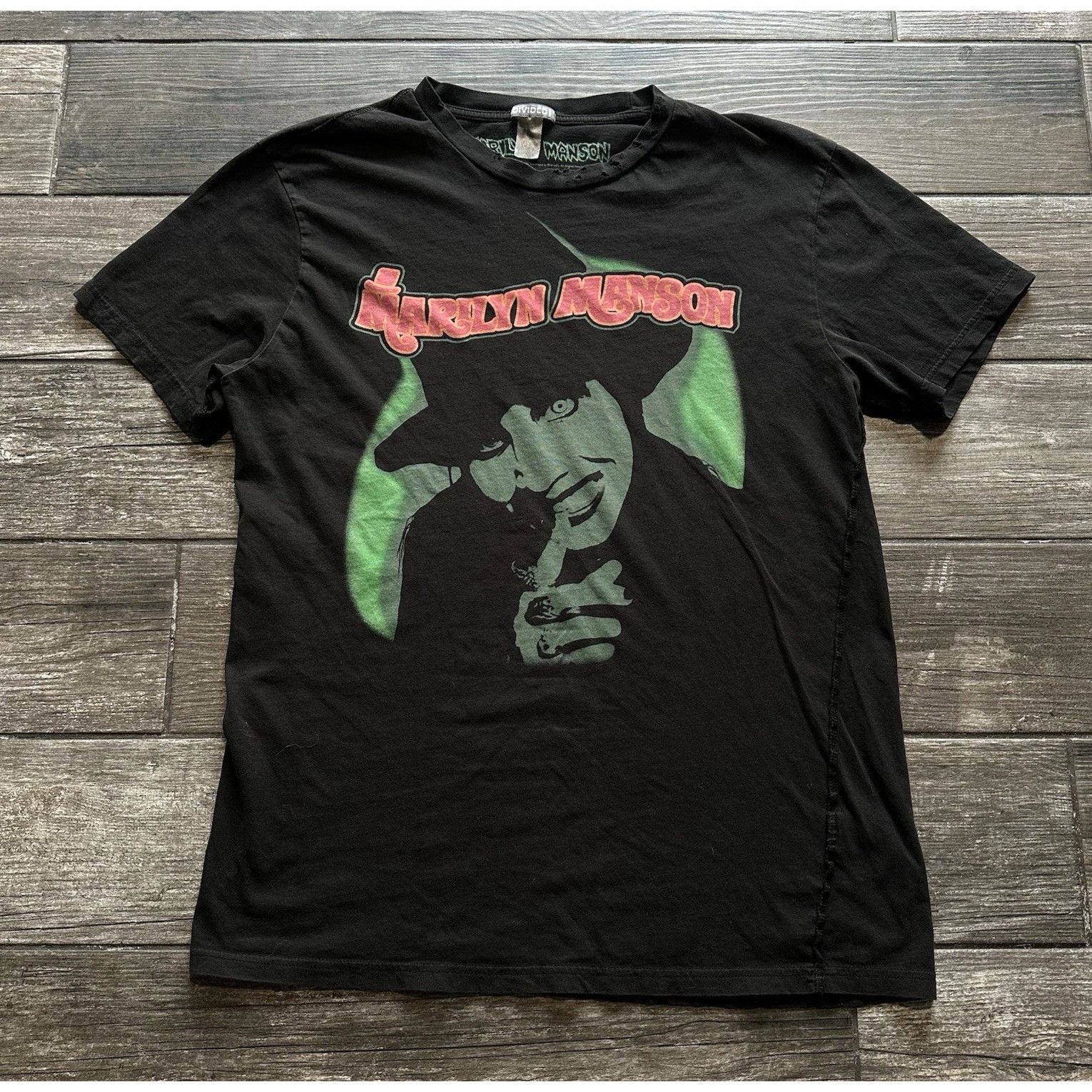 Divided MARILYN MANSON SMELLS LIKE CHILDREN WONKA 2017 TOUR PROMO BL Size US S / EU 44-46 / 1 - 1 Thumbnail
