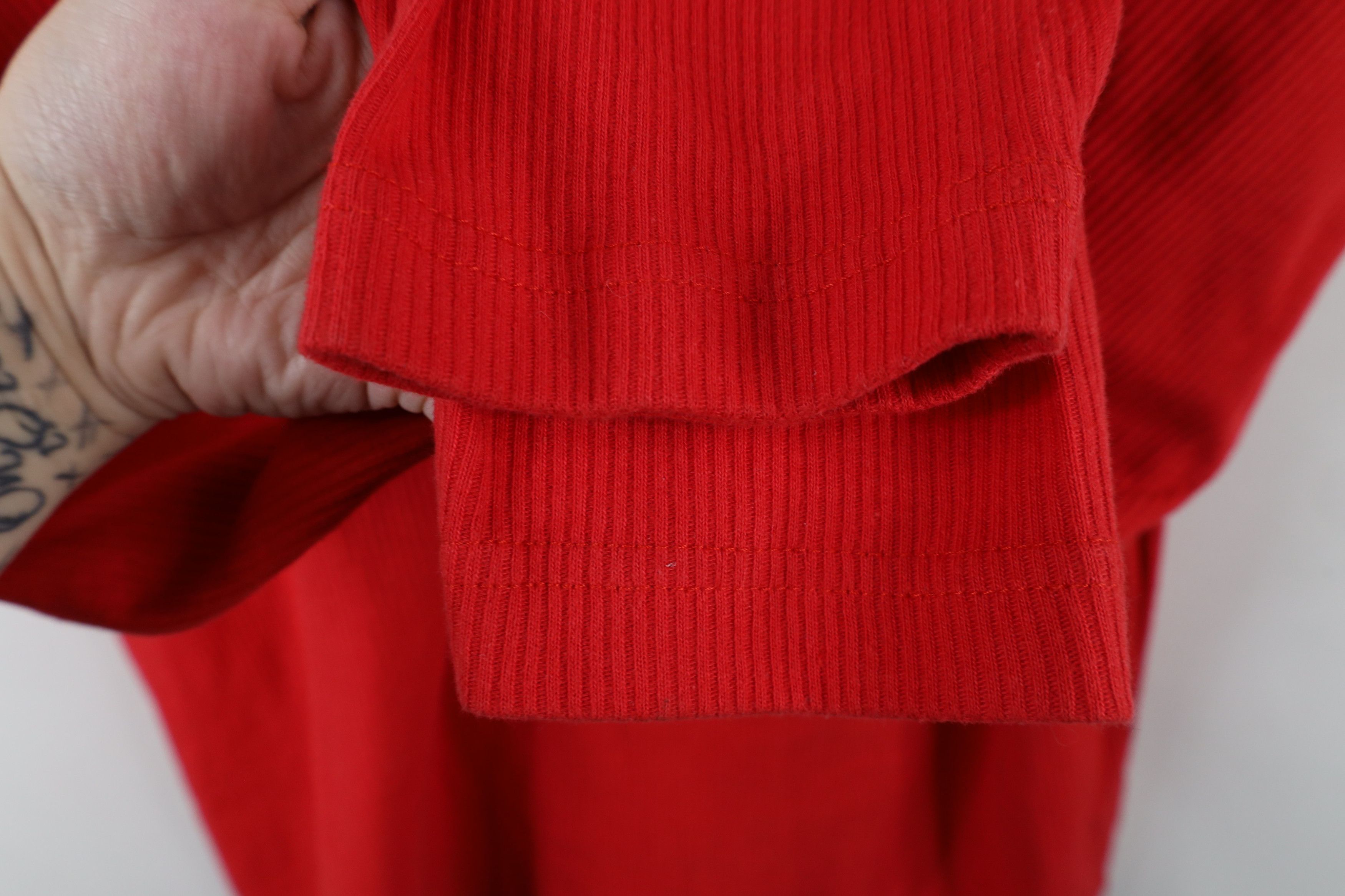 Marlboro × Vintage Vintage 90s Marlboro Ribbed Knit Long Sleeve Henley T-Shirt Size US XL / EU 56 / 4 - 6 Thumbnail
