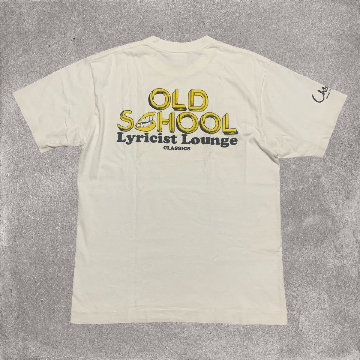 Bape Bape Medium Old School Lyricist Lounge Classics White Tee Size US M / EU 48-50 / 2 - 2 Thumbnail