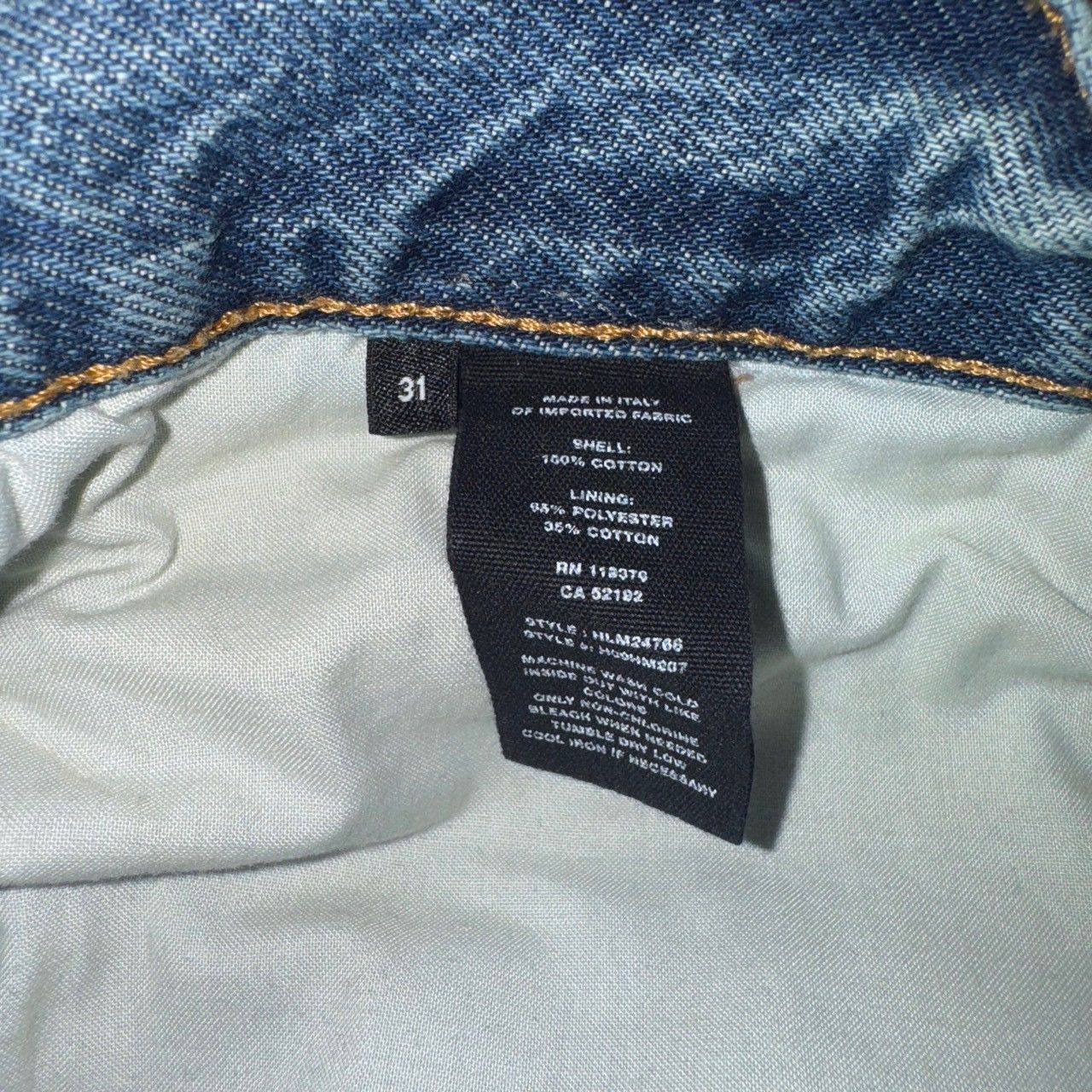 Helmut Lang Helmut Lang Double back pocket jean Size US 31 - 4 Thumbnail