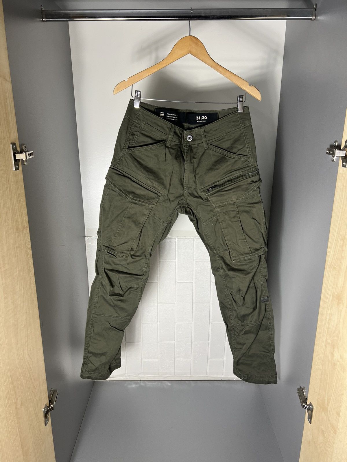 G-Star × Japanese Brand VERY RARE G STAR RAW MULTIPOCKET CARGO PANTS JAPAN STYLE Y2K Size US 31 - 3 Thumbnail