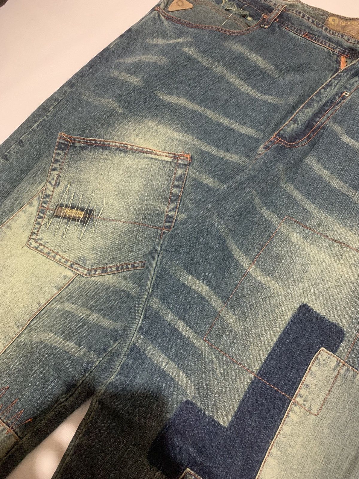 Akademiks Vintage Akademiks Multi Pocket Embroidered Baggy Y2K Jeans Size US 42 / EU 58 - 10 Thumbnail