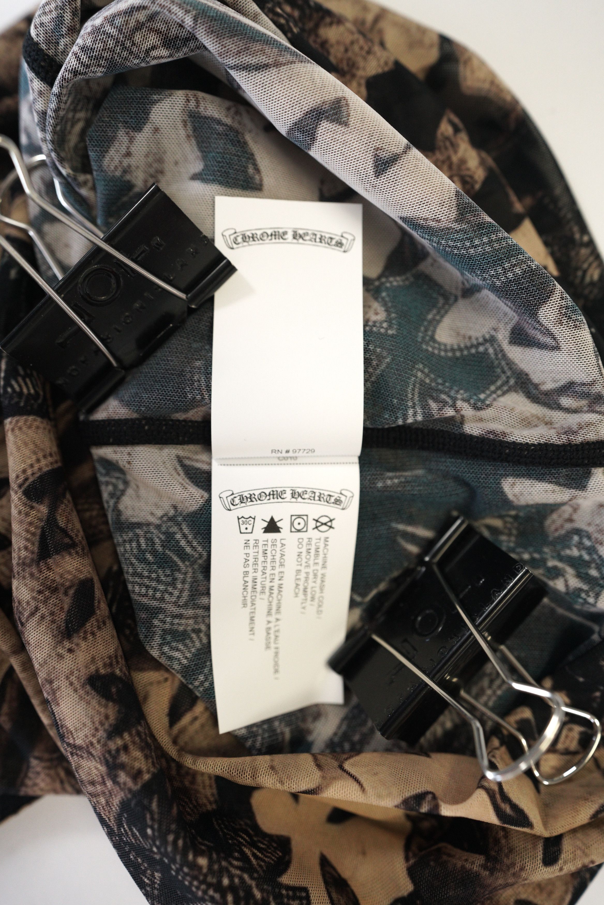 Chrome Hearts Chrome Hearts Waterfall Cross Print Sheer Mesh Pants Size 28" / US 6 / IT 42 - 15 Thumbnail