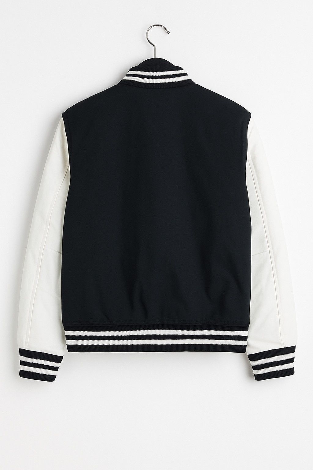 Beams Japan Vintage BEAMS HEART Varsity Jacket Black White Two-Tone Size US S / EU 44-46 / 1 - 2 Thumbnail