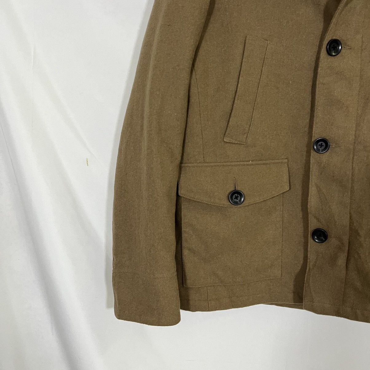 United Arrows BEAUTY & YOUTH UNITED ARROWS WOOL FUR HOODED JACKET Size L / US 10 / IT 46 - 2 Thumbnail