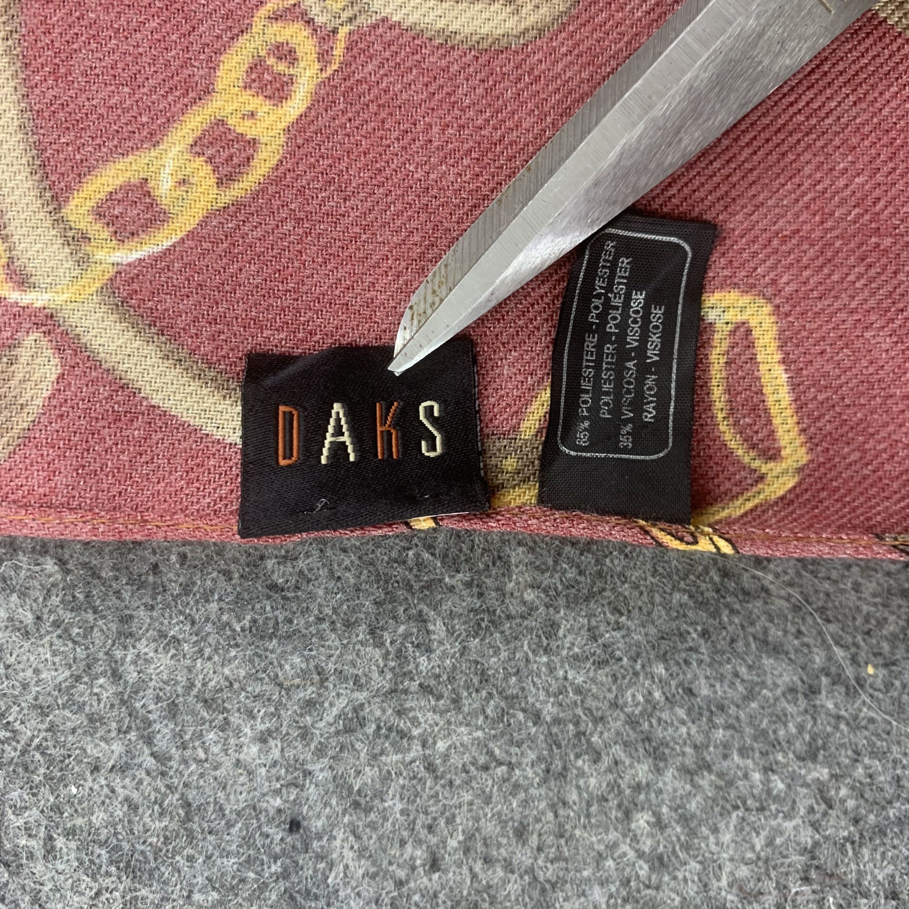 DAKS DAKS Scarf Wool Muffler Neck Wrap BL9238 Size ONE SIZE - 5 Thumbnail