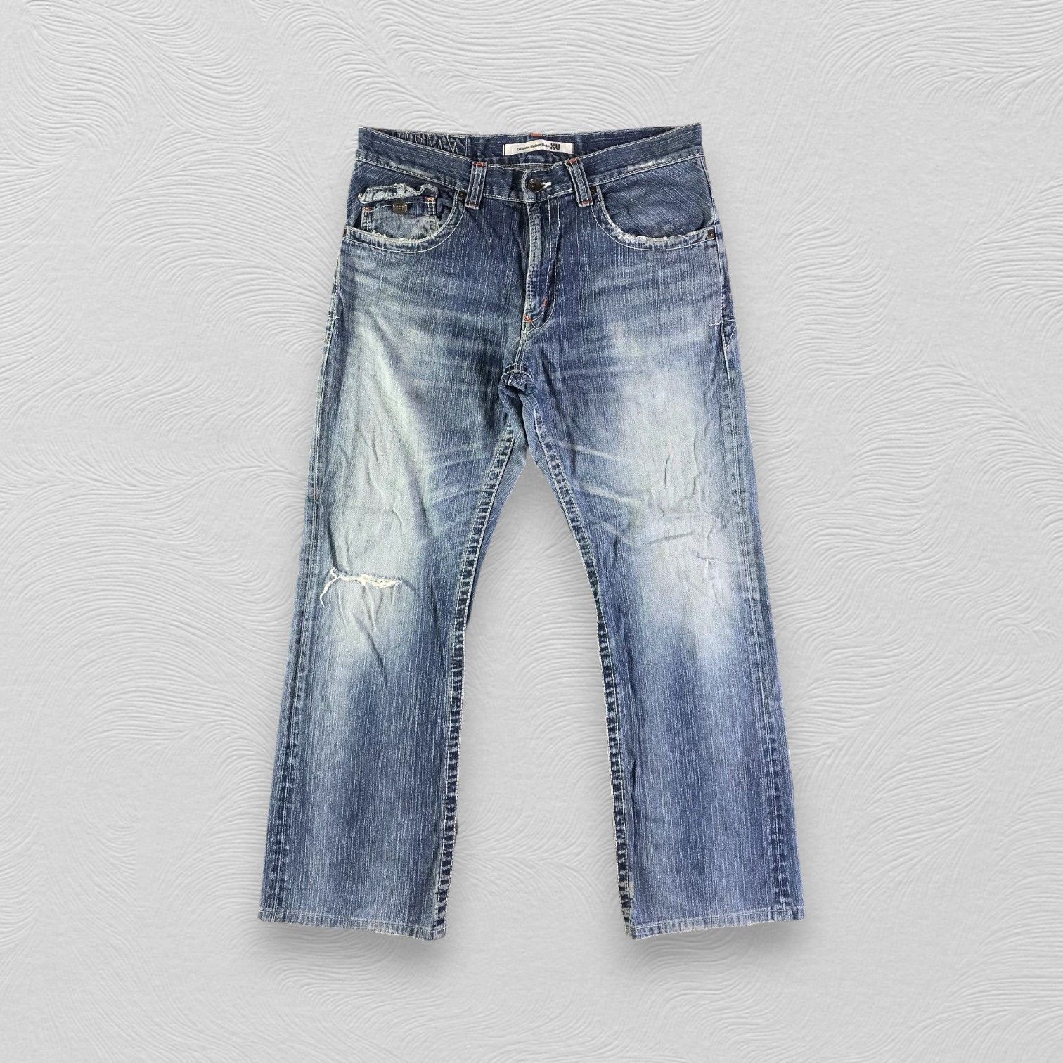 Edwin Edwin XV Jeans Faded Blue Denim KJ2487 Size US 34 / EU 50 - 1 Thumbnail