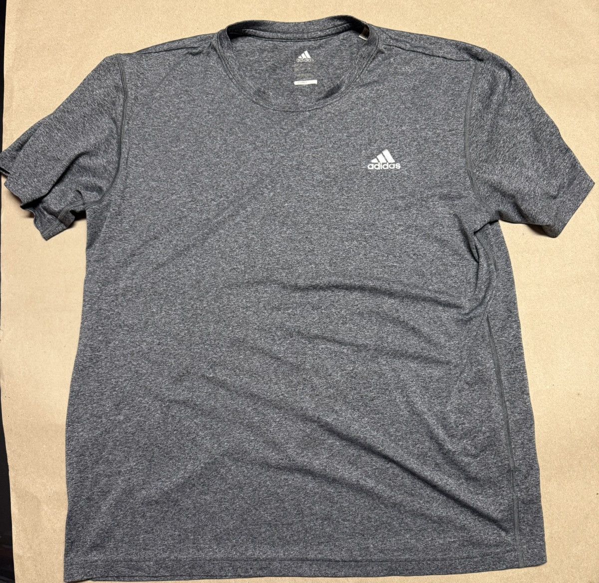 Adidas Adidas Climalite Essential Gray workout Tee Shirt XL! Size US XL / EU 56 / 4 - 1 Thumbnail