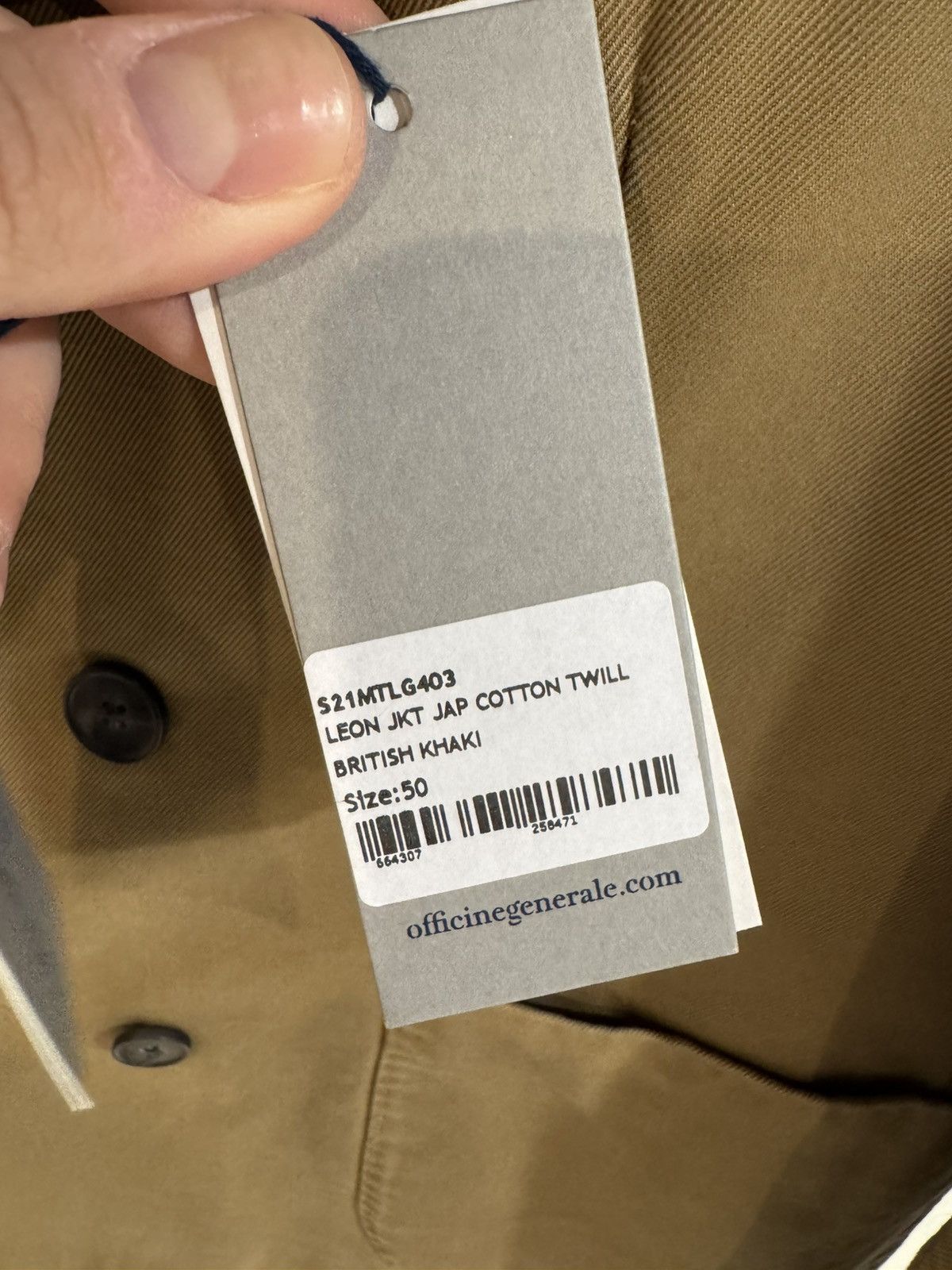 Officine Generale officine generale Size 50R - 13 Thumbnail