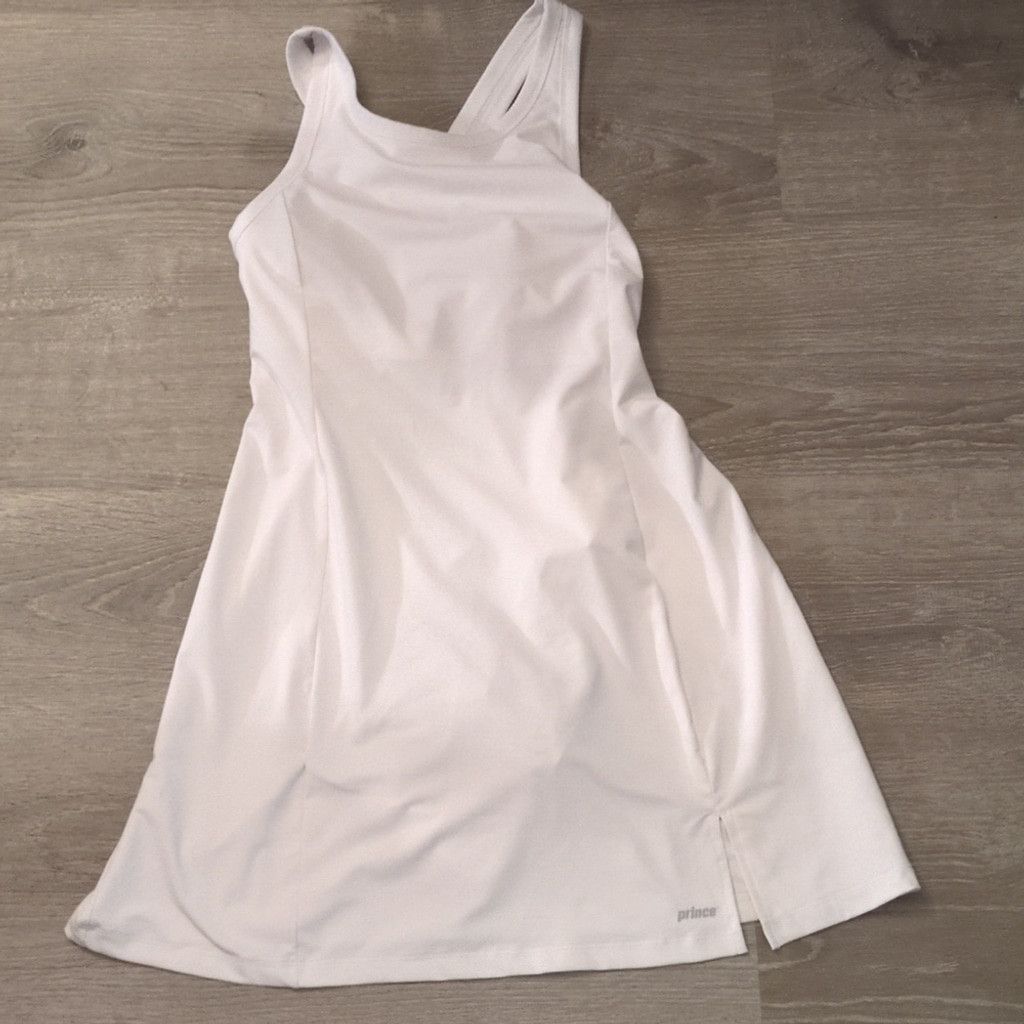 Prince Prince keyhole tennis dress pure white size small Size S / US 4 / IT 40 - 1 Thumbnail