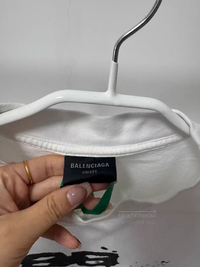 Balenciaga Balenciaga White Short Sleeve T-Shirt Size US M / EU 48-50 / 2 - 3 Thumbnail