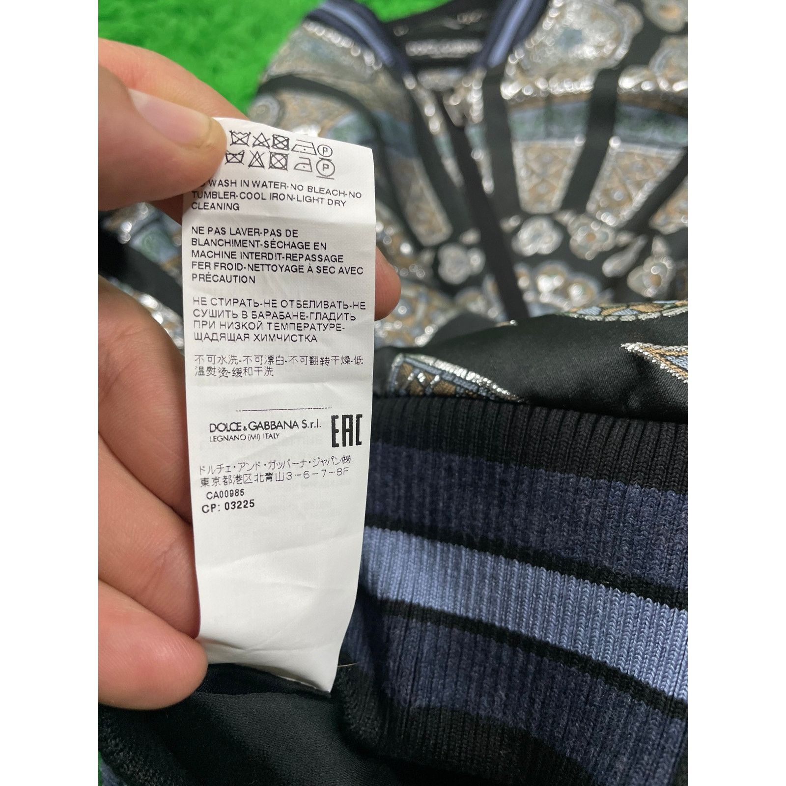 Dolce & Gabbana D&G Blazer Jacket Silver Blue 48 Used Size US M / EU 48-50 / 2 - 5 Thumbnail