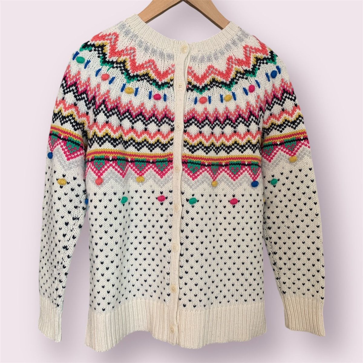 Talbots Hand Knit Hygge Sweater Size XS / US 0-2 / IT 36-38 - 3 Thumbnail