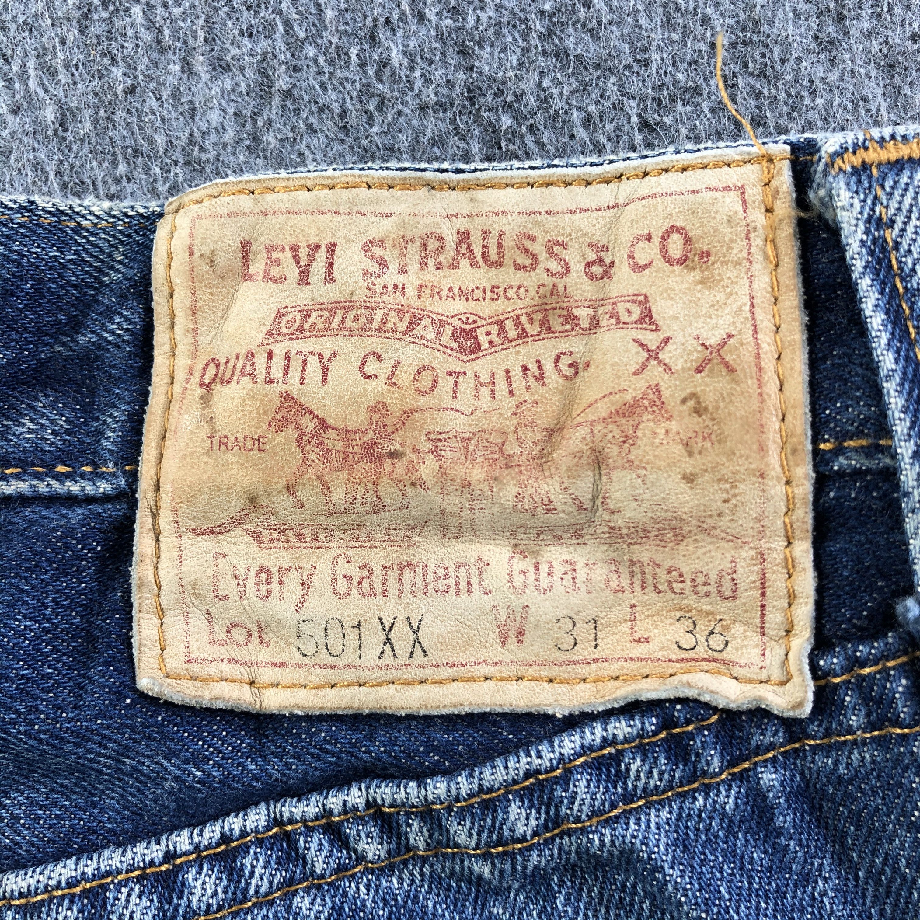 Levi's Vintage Levis 501 Redline Jeans-J3791 Size US 28 / EU 44 - 5 Thumbnail
