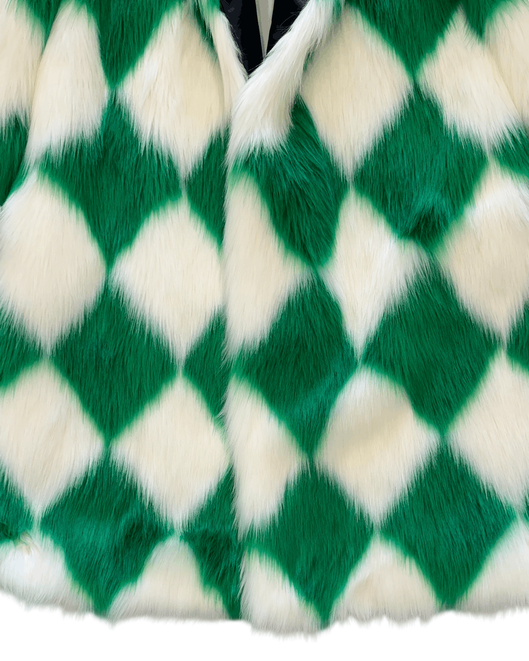 Casablanca Casablanca AW21 Harlequin Faux Fur Coat Size US S / EU 44-46 / 1 - 8 Thumbnail