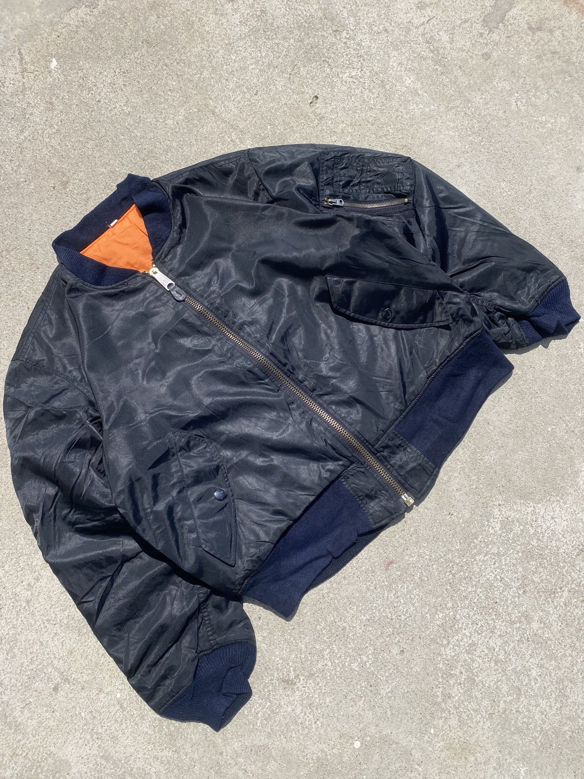 Alpha Industries × Vintage Vintage Ma-1 reversible Bomber Jacket Size US M / EU 48-50 / 2 - 2 Thumbnail