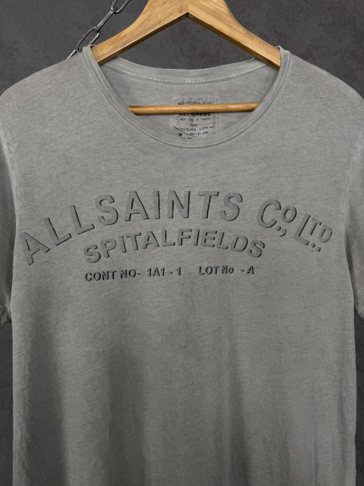 Allsaints Allsaints designer center logo tee Size US L / EU 52-54 / 3 - 3 Thumbnail