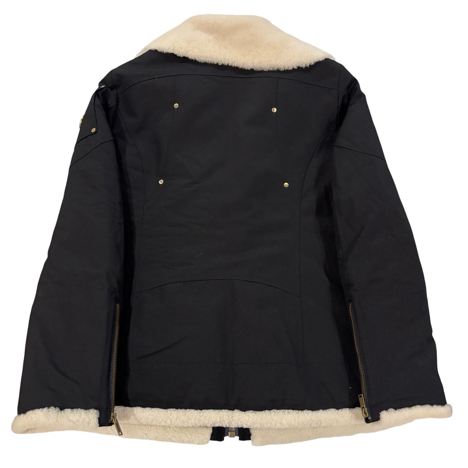 Moose Knuckles *R42 MOOSE KNUCKLES Shearling Trim Parka Moto Jacket Large Size US L / EU 52-54 / 3 - 4 Thumbnail