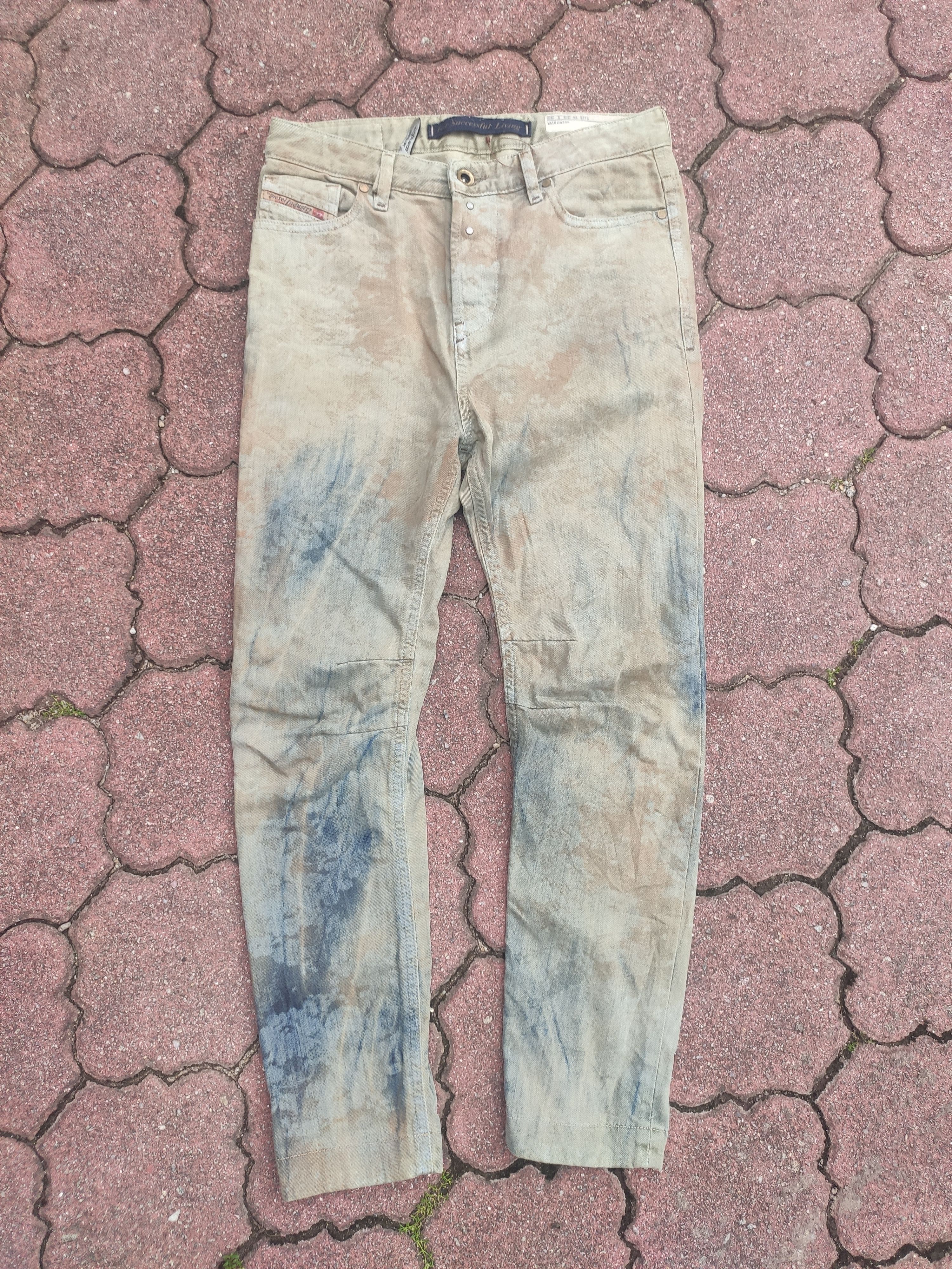 Diesel × Diesel Black Gold Diesel Jeans low rise acid wash design Size US 28 / EU 44 - 1 Thumbnail