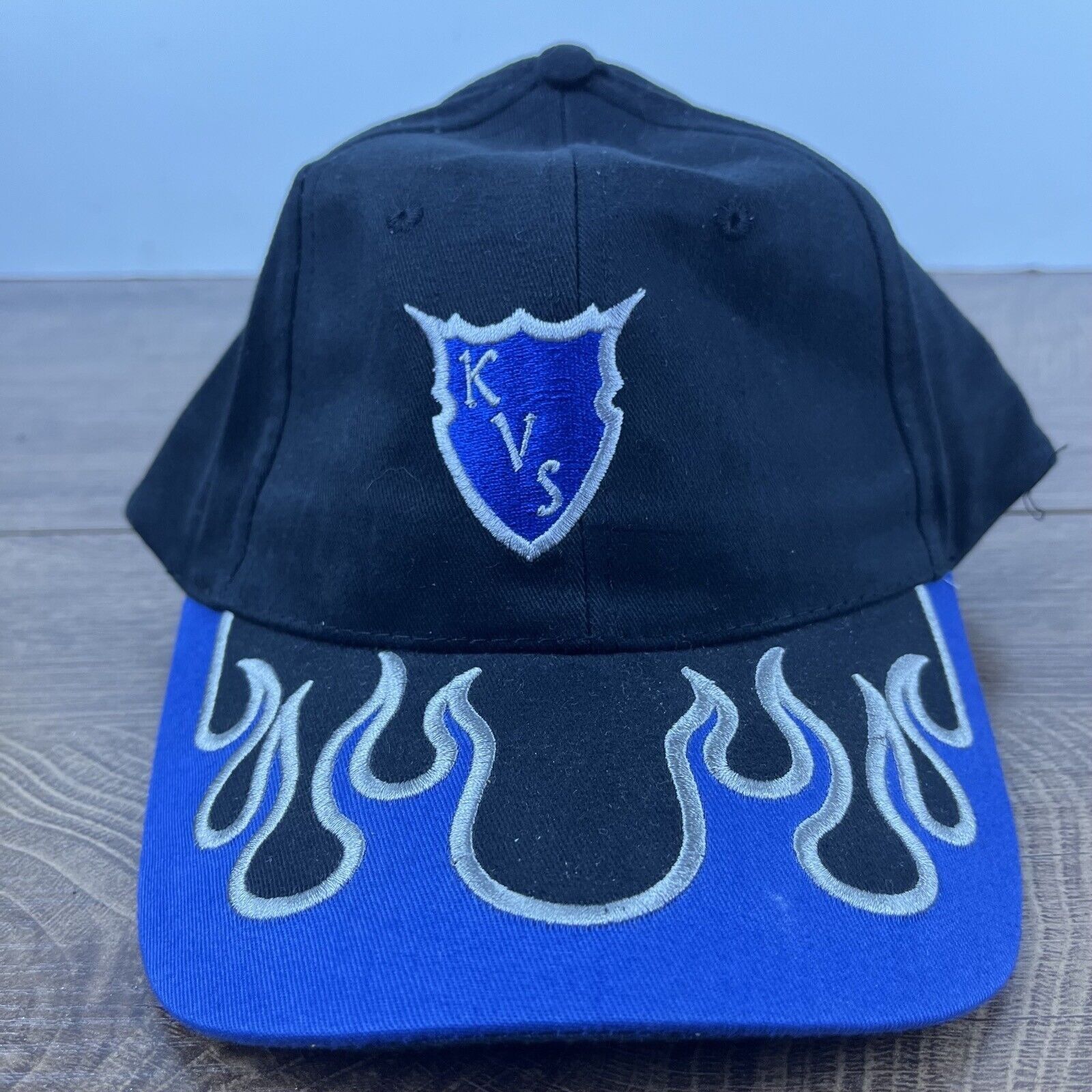 Other KVS Devils Hat Black Cap Blue Devils Hat Adjustable Hat Blac Size ONE SIZE - 1 Thumbnail