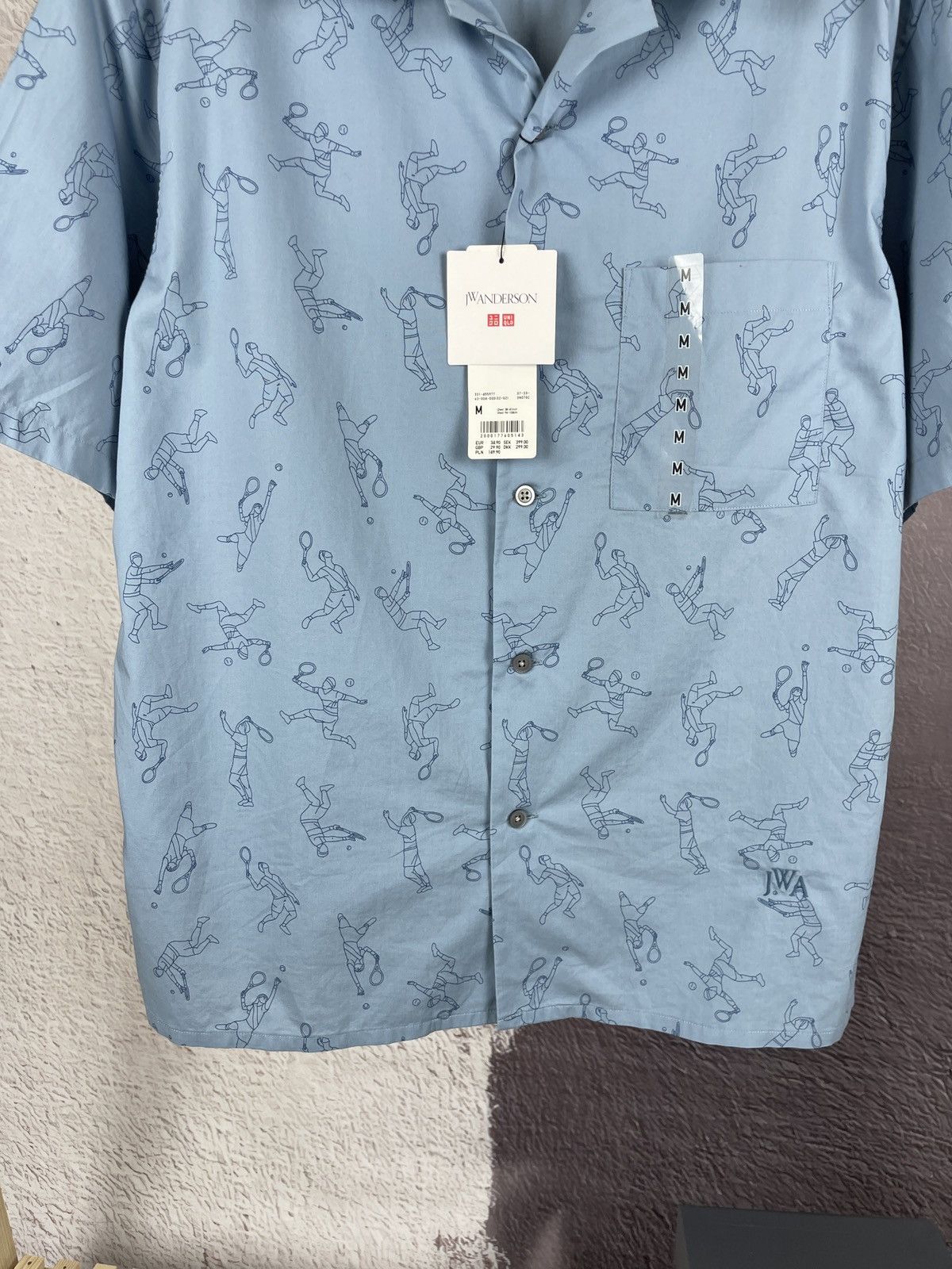 JW Anderson × Uniqlo J.W. Anderson x Uniqlo tennis pattern shirt sleeve shirt Size US M / EU 48-50 / 2 - 5 Thumbnail