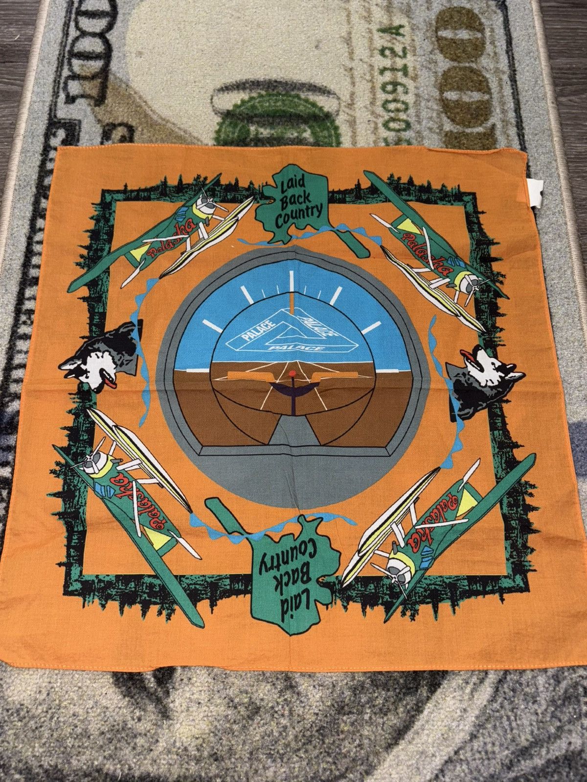 Palace Palace Palaska 100% Cotton Bandana 2020 Size ONE SIZE - 1 Thumbnail