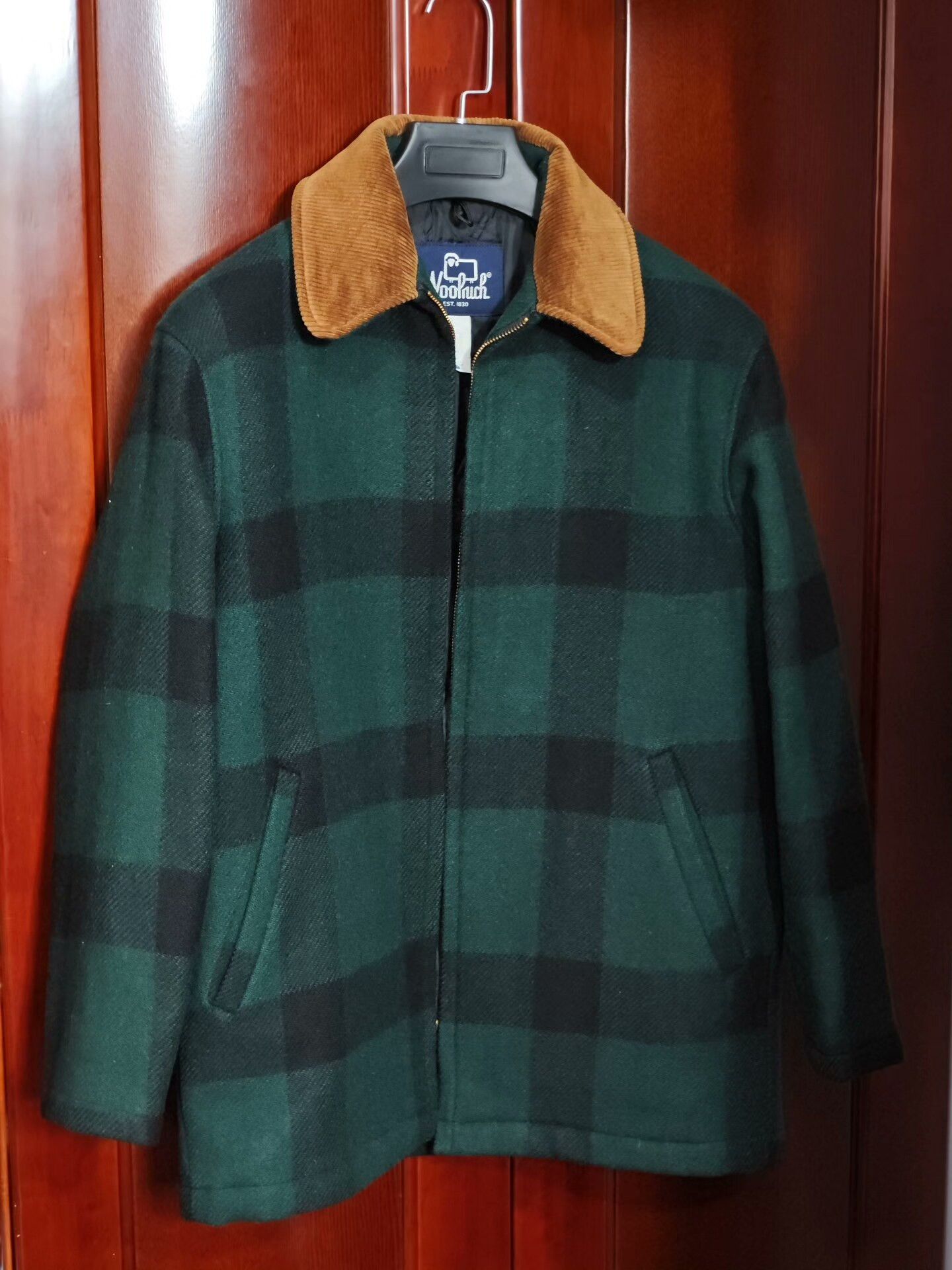 RRL Ralph Lauren Vintage Woolrich Wool Hunting Jacket Size US S / EU 44-46 / 1 - 1 Thumbnail