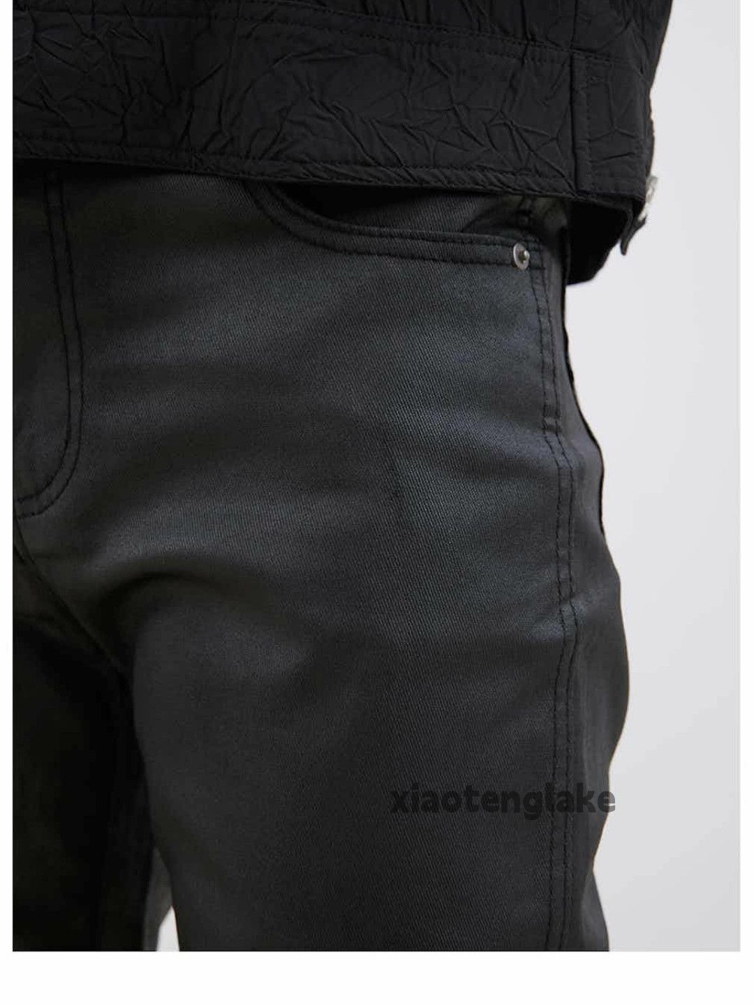 Designer × Jean × Vintage wax utility punk grunge bootcut yuppie flared jeans Size US 34 / EU 50 - 6 Thumbnail
