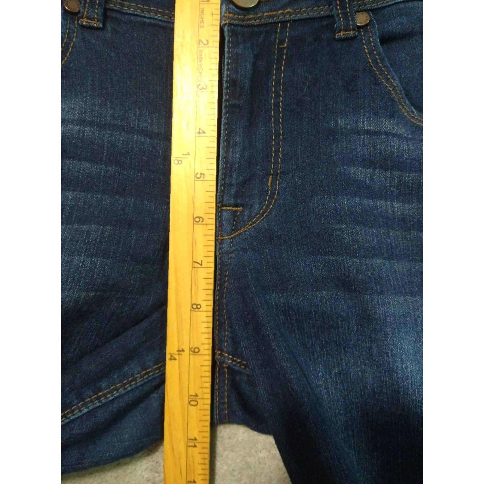 Denime 1822 Jeans Womens 6 Blue Denim Adrianna Mid Rise Ankle Stretch 5-Pocket Blue Size 28" / US 6 / IT 42 - 4 Thumbnail