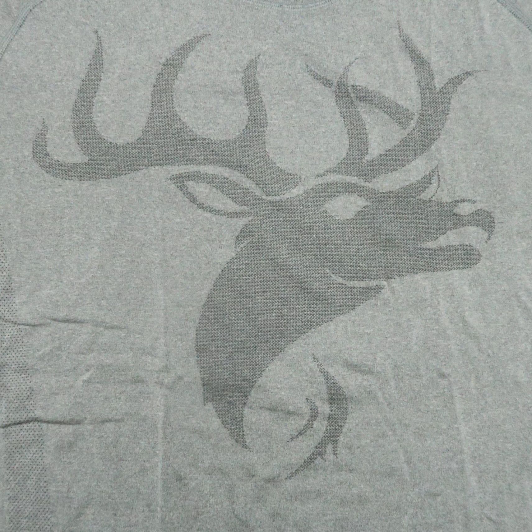 Lululemon Lululemon Shirt Mens L Gray Deer Buck Long Sleeve Metal Vent Tech Fitness Size US L / EU 52-54 / 3 - 2 Thumbnail