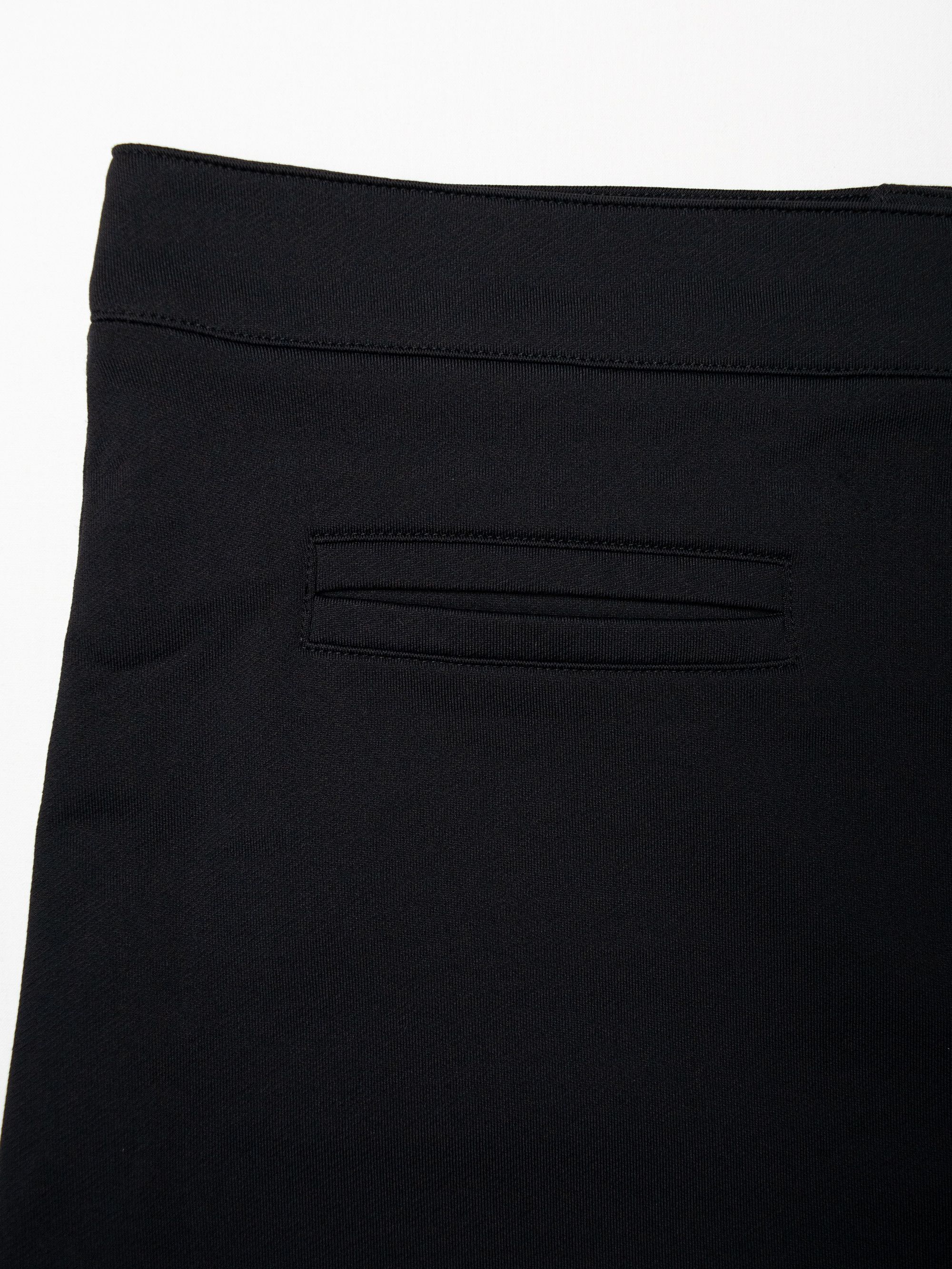 Y-3 × Yohji Yamamoto Y-3 - A/W 2006 - three stripes midi skirt (black) Size 27" / US 4 / IT 40 - 5 Thumbnail