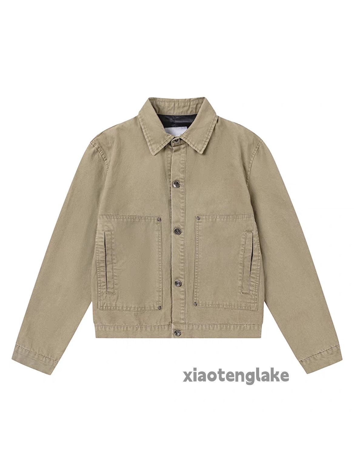 Vintage Utility washed retro workwear carpenter cargo jacket Size US XL / EU 56 / 4 - 2 Thumbnail