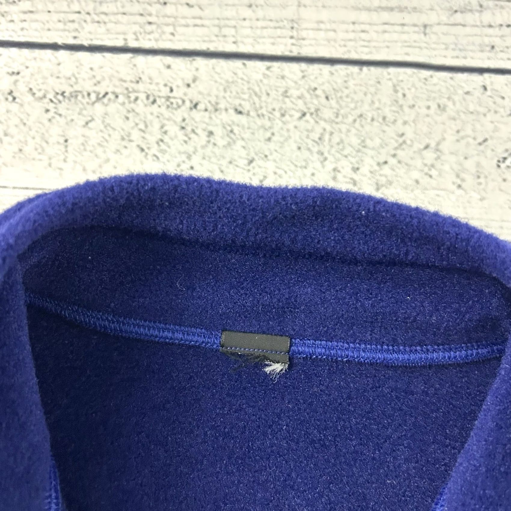 Patagonia Vintage Patagonia 1/4 Zip Fleece Lined Pullover Jacket - Mens Large Blue Size US L / EU 52-54 / 3 - 3 Thumbnail