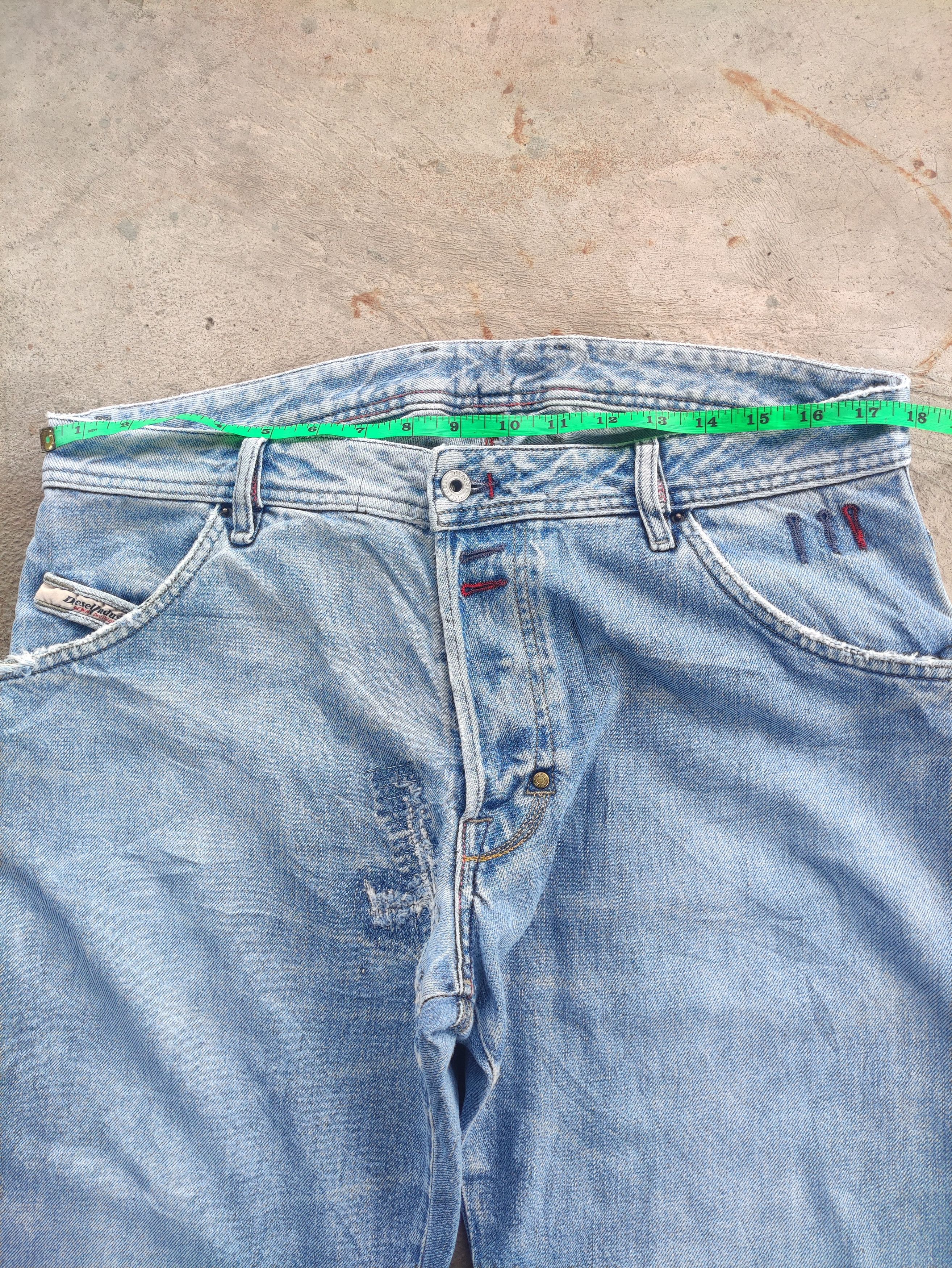 Diesel Vintage Diesel Button Jean Baggy Distressed Faded Denim Size US 36 / EU 52 - 8 Thumbnail