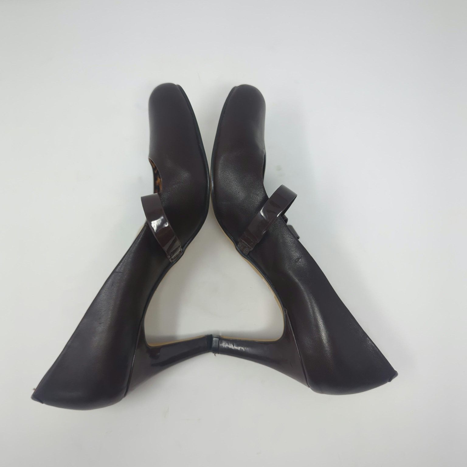Other Michele D Brown Leather/ Patent leather Pumps Womens 7.5 Size US 7.5 / IT 37.5 - 6 Thumbnail