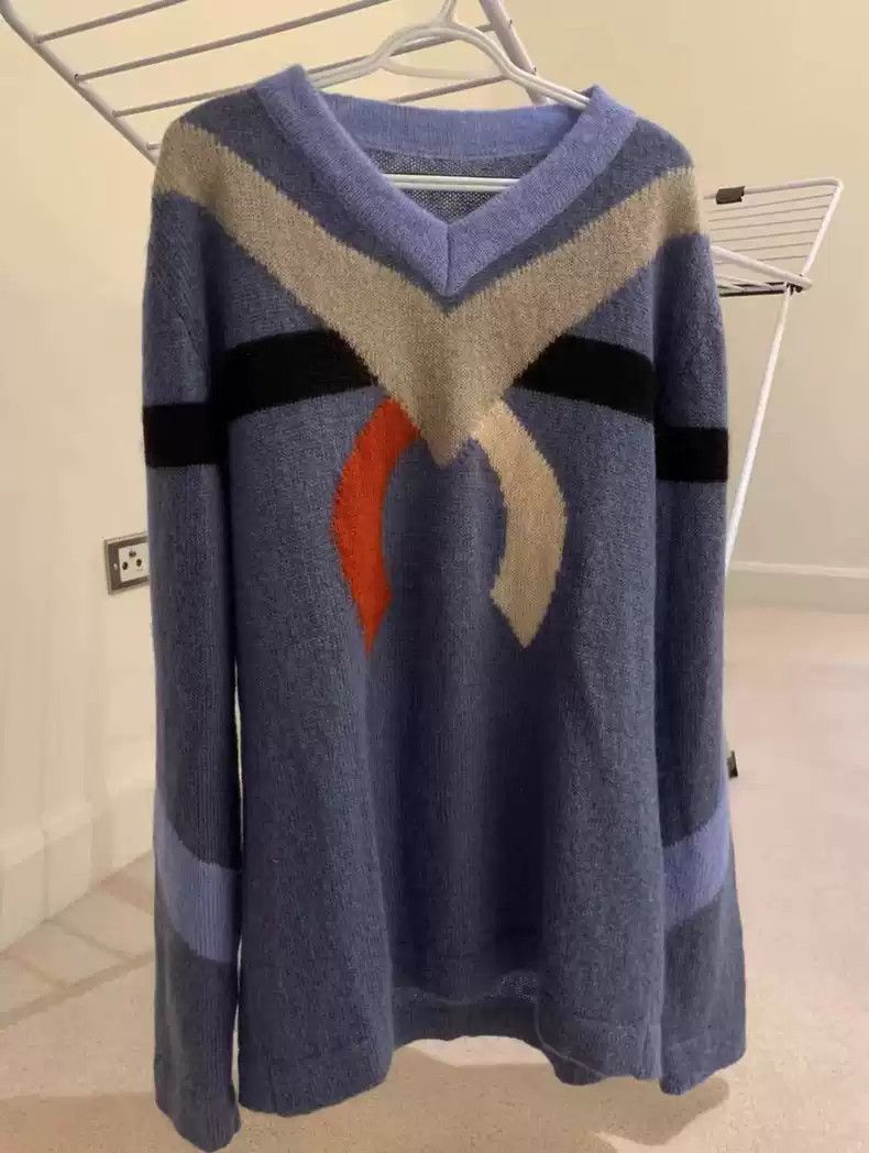 トップス kiko kostadinov FUTUR PRINTED KNIT Kiko Kostadinov Futur Printed Knit Sweater - SS22 – Vertical