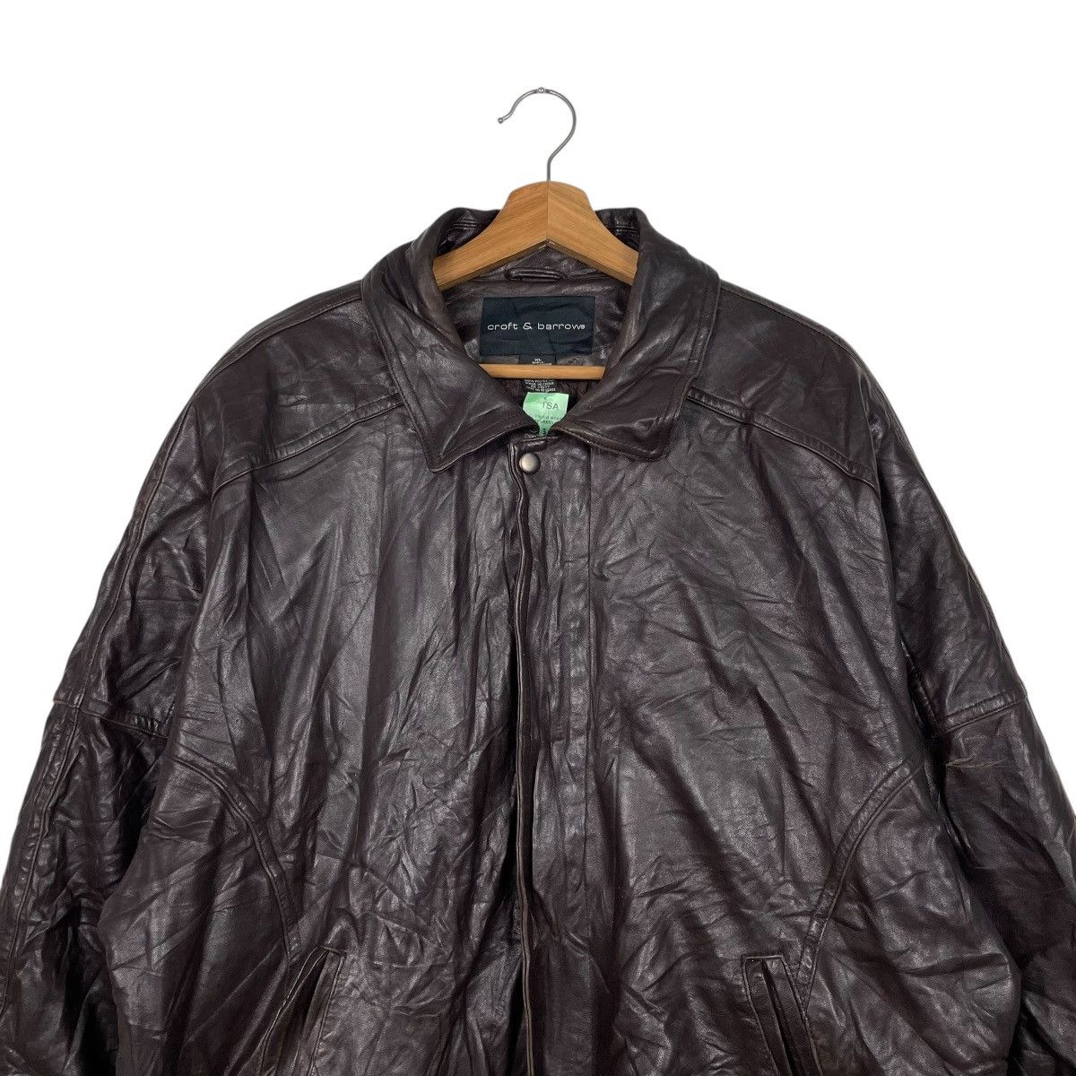 Croft & Barrow Croft & Barrow Leather Jacket Size US XL / EU 56 / 4 - 2 Thumbnail