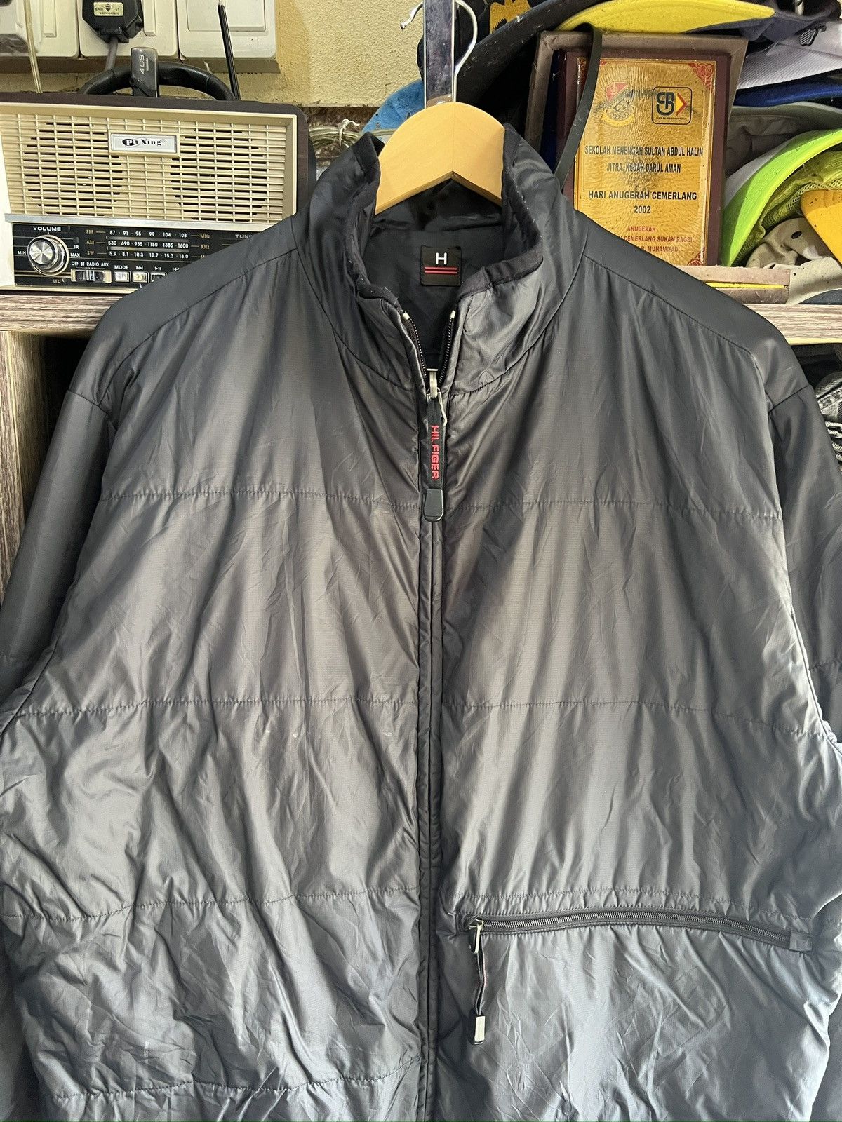 Tommy Hilfiger 🔥Reversible Tommy Hilfiger Zipper Jacket Size US L / EU 52-54 / 3 - 6 Thumbnail