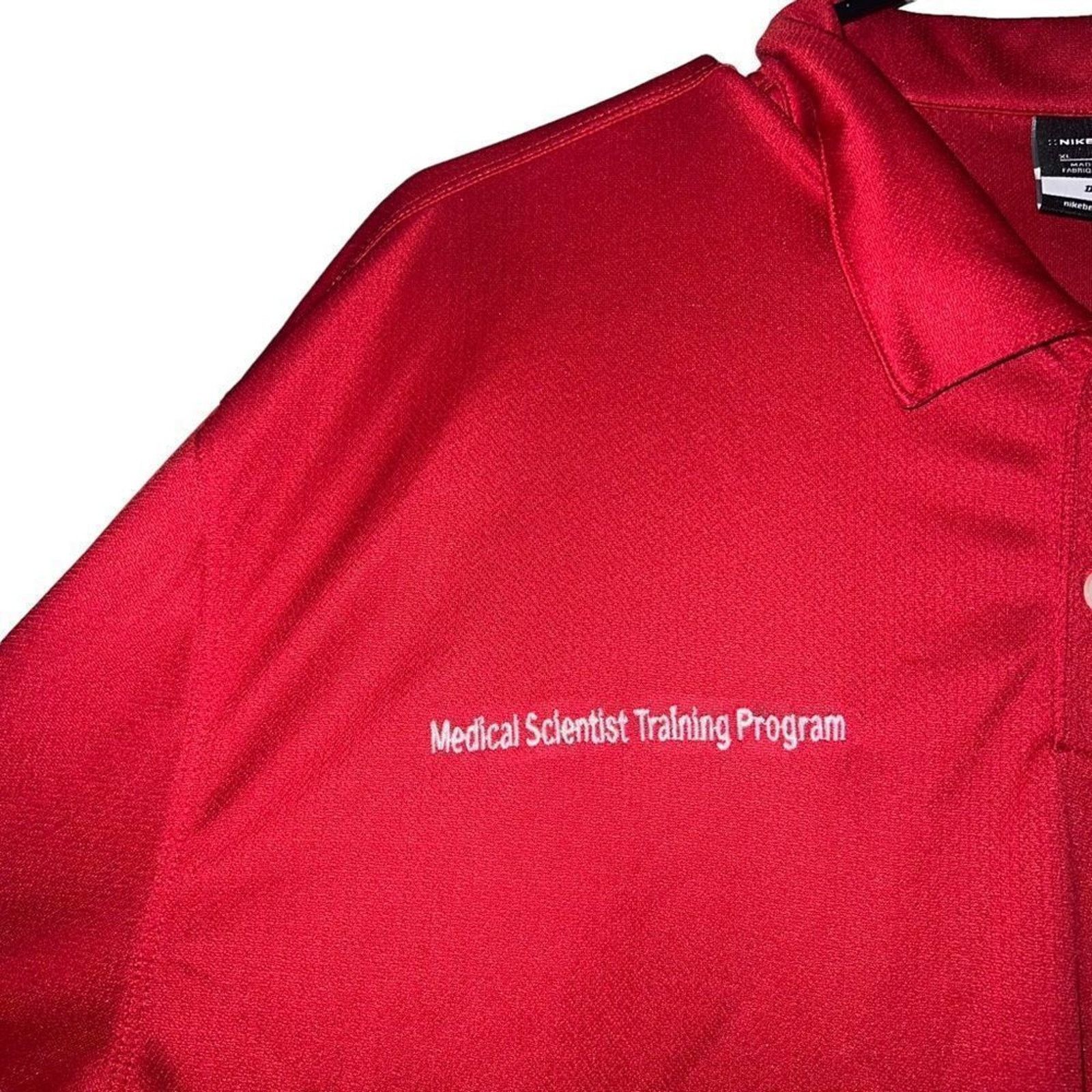 Nike Nike Golf Dri-FIT Polo Shirt Mens XL Red Ohio State Medicine Size US XL / EU 56 / 4 - 4 Thumbnail