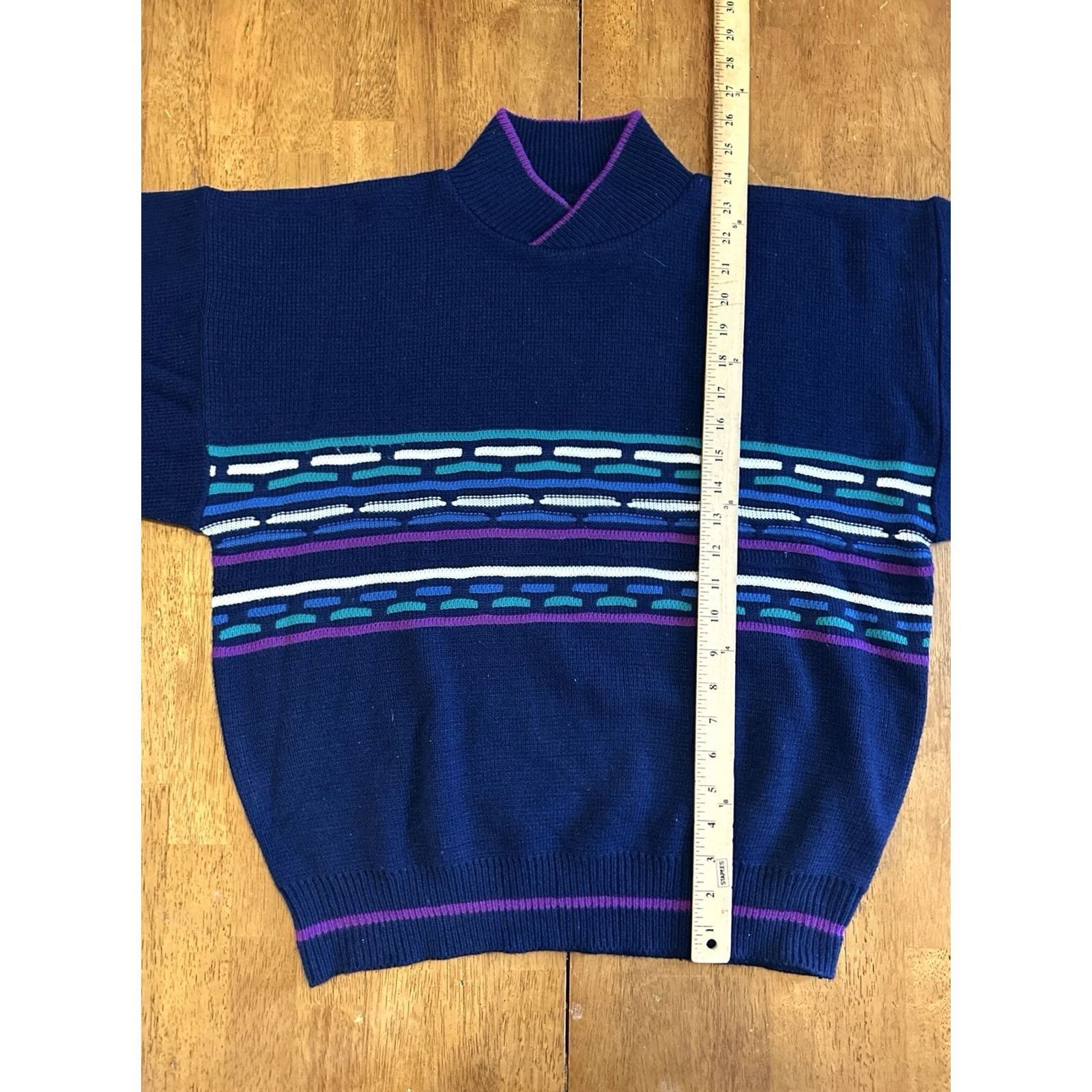 Vintage VINTAGE Edelweiss Ski Sweater L Acrylic Neon 80's Size L / US 10 / IT 46 - 7 Thumbnail