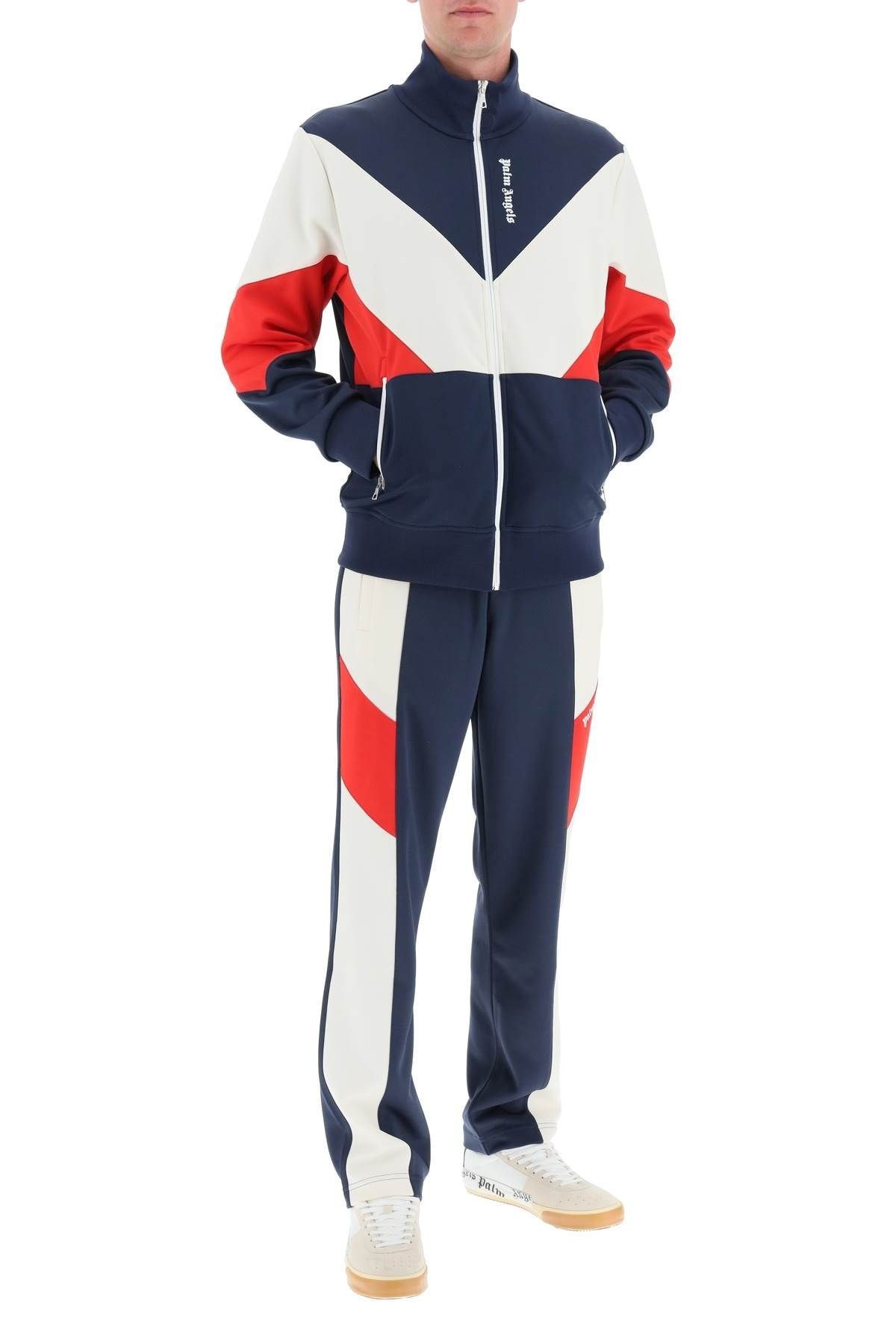 Palm Angels o1gr1nt0425 V Colorblock Track Pant in Navy Size US 34 / EU 50 - 3 Thumbnail
