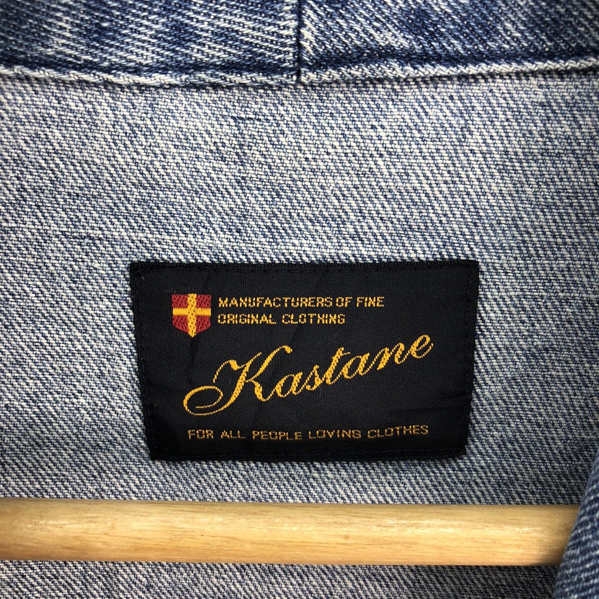 Number (N)ine Vintage Kastane Washed Denim Kimono Lab Coat Size US L / EU 52-54 / 3 - 13 Thumbnail