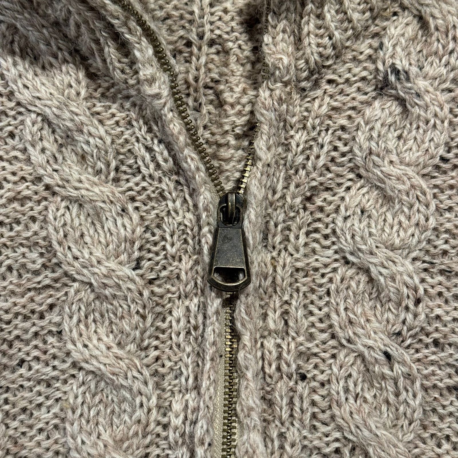 Other Shannon Woolen Mills Sweater Wool Cable Knit Full Zip Large Size L / US 10 / IT 46 - 5 Thumbnail