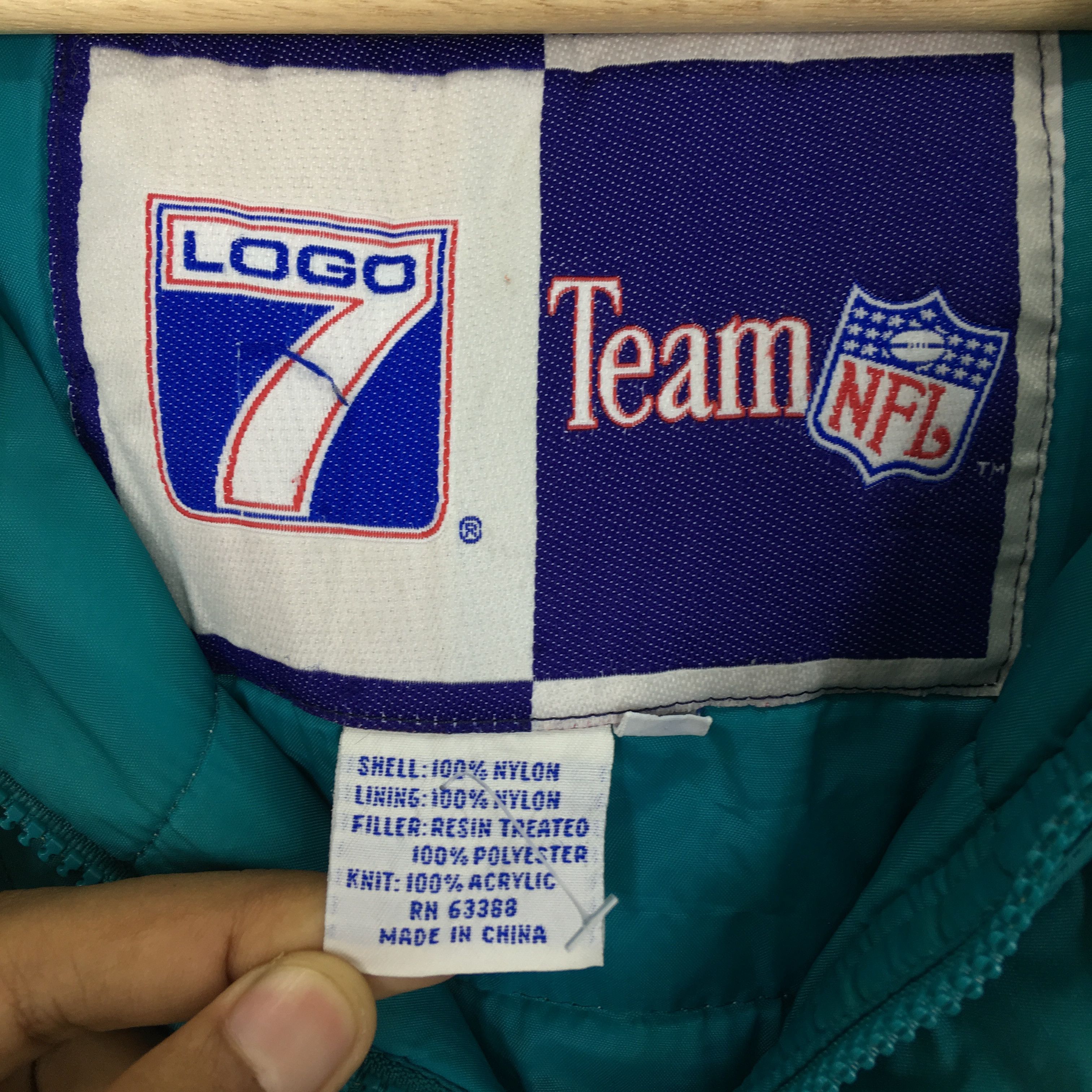 NFL Vintage 90's Miami Dolphins NFL Football Bomber Jacket Size US L / EU 52-54 / 3 - 11 Thumbnail