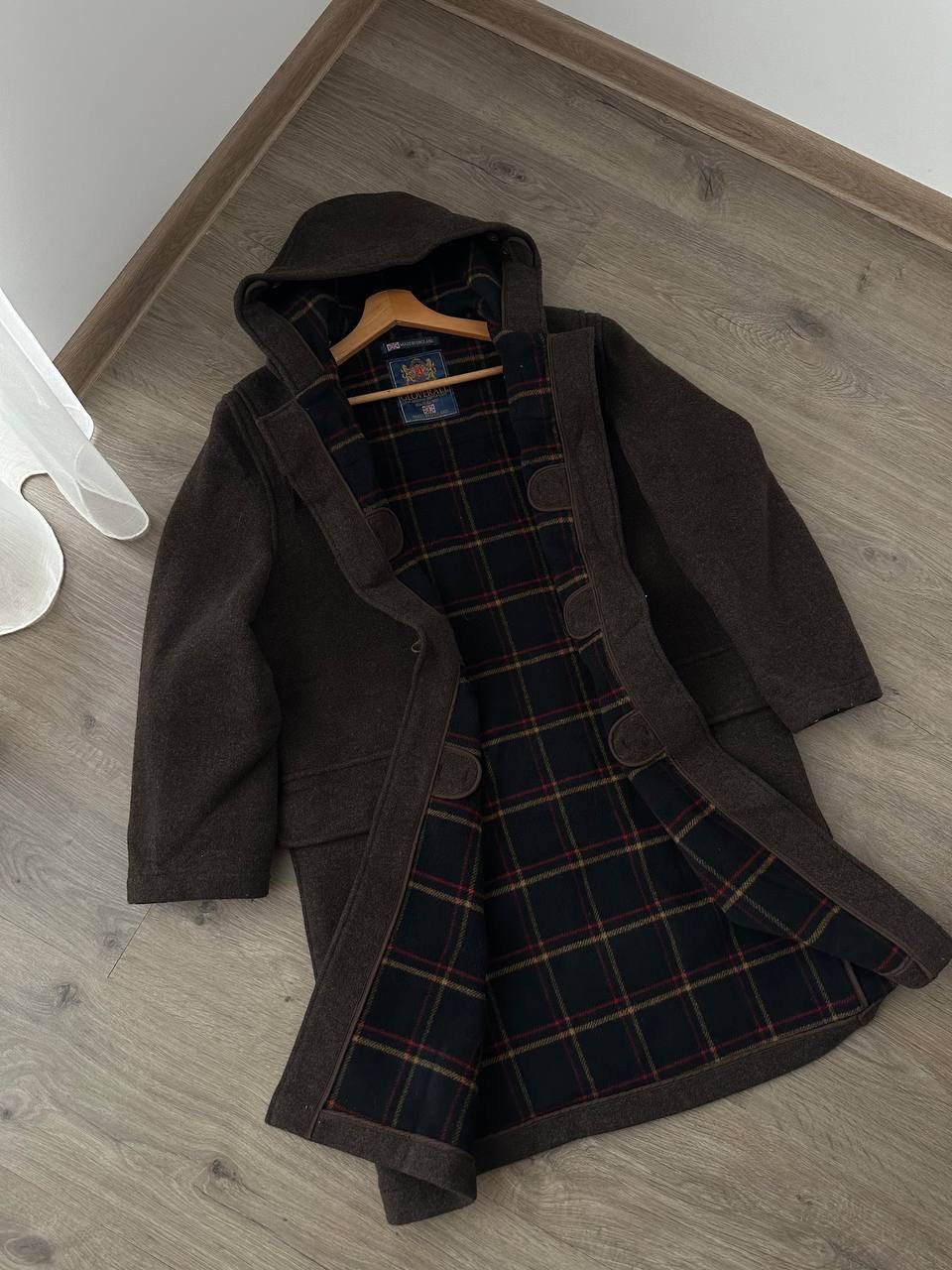 Gloverall × Japanese Brand × Vintage Vintage Gloverall England Wool Coats Brown Jacket Size US M / EU 48-50 / 2 - 15 Thumbnail