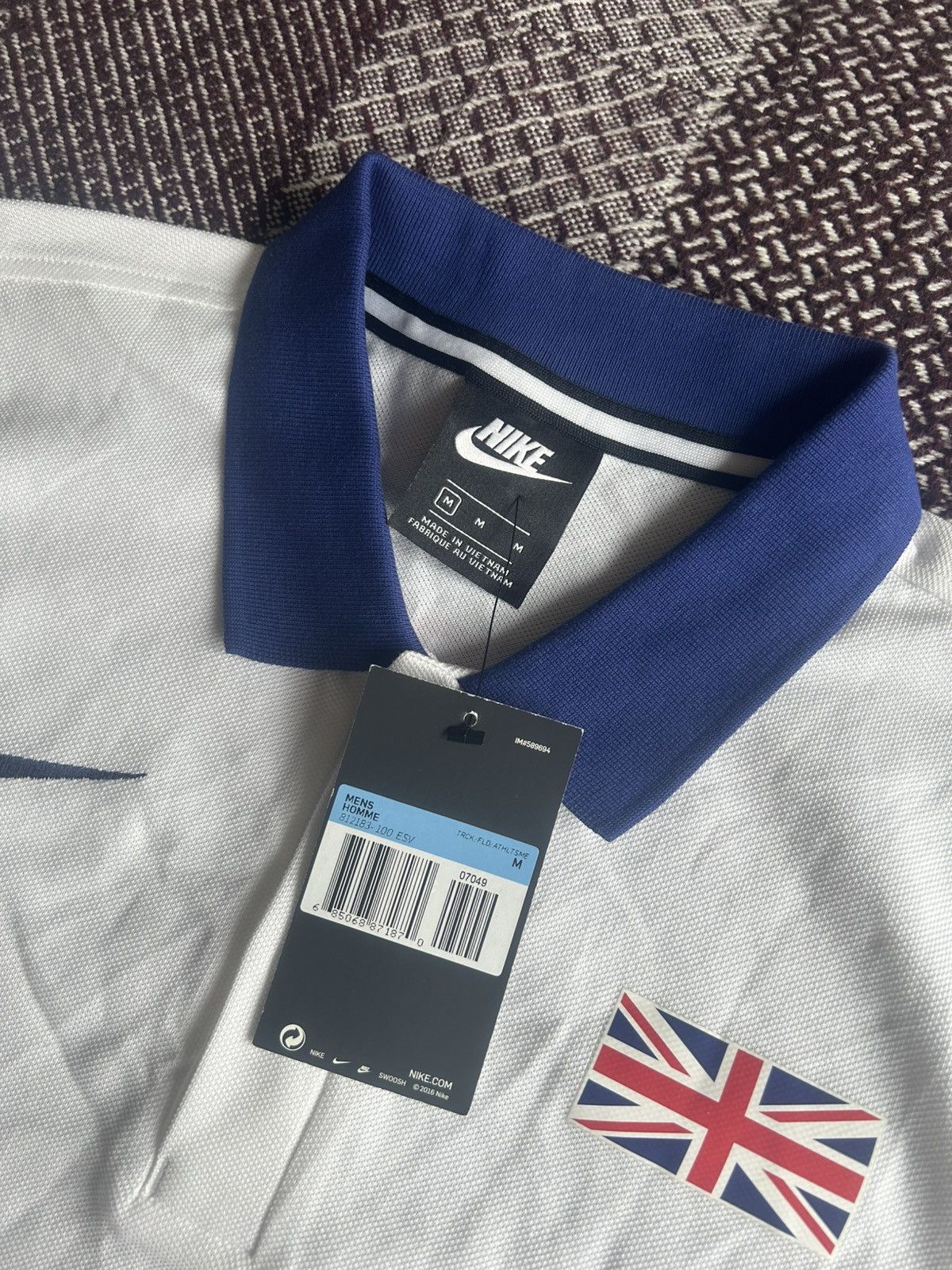 Nike Nike Great Britain Polo T-shirt New With Tags Streetwear M Size US M / EU 48-50 / 2 - 5 Thumbnail